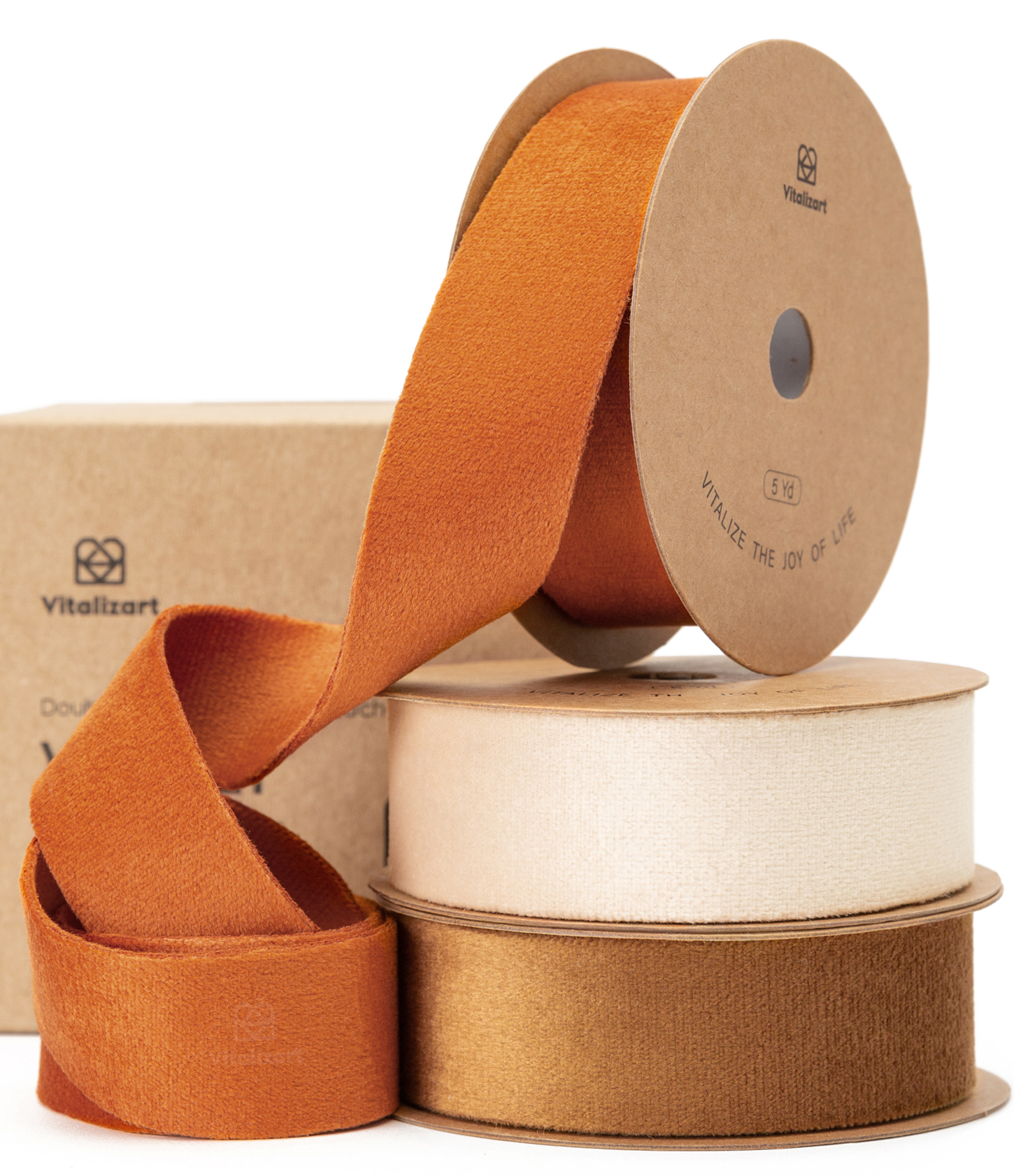 Double Faced Velvet Ribbon Set 1