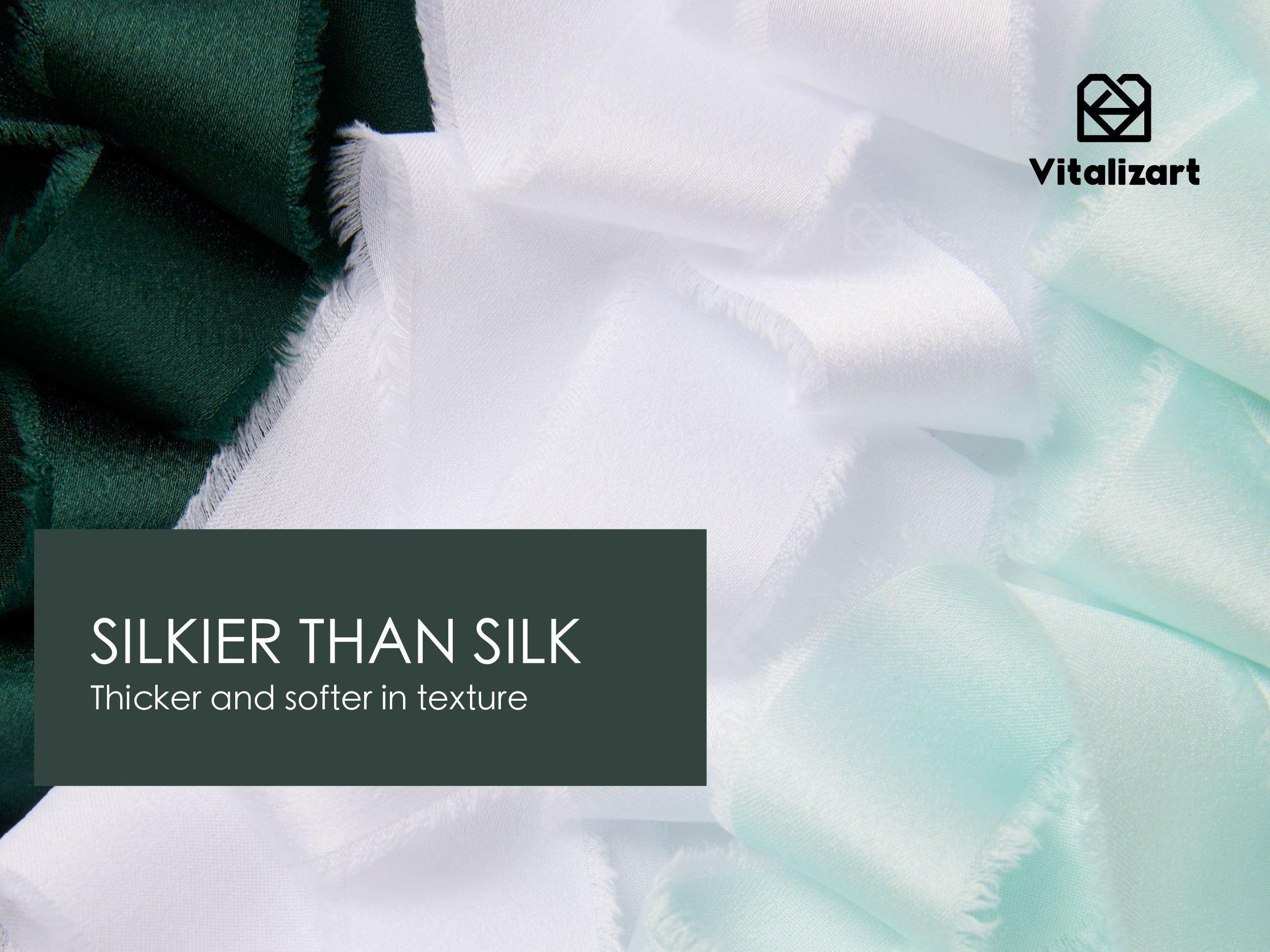 Frayed Fringe Silk Satin Ribbon 1