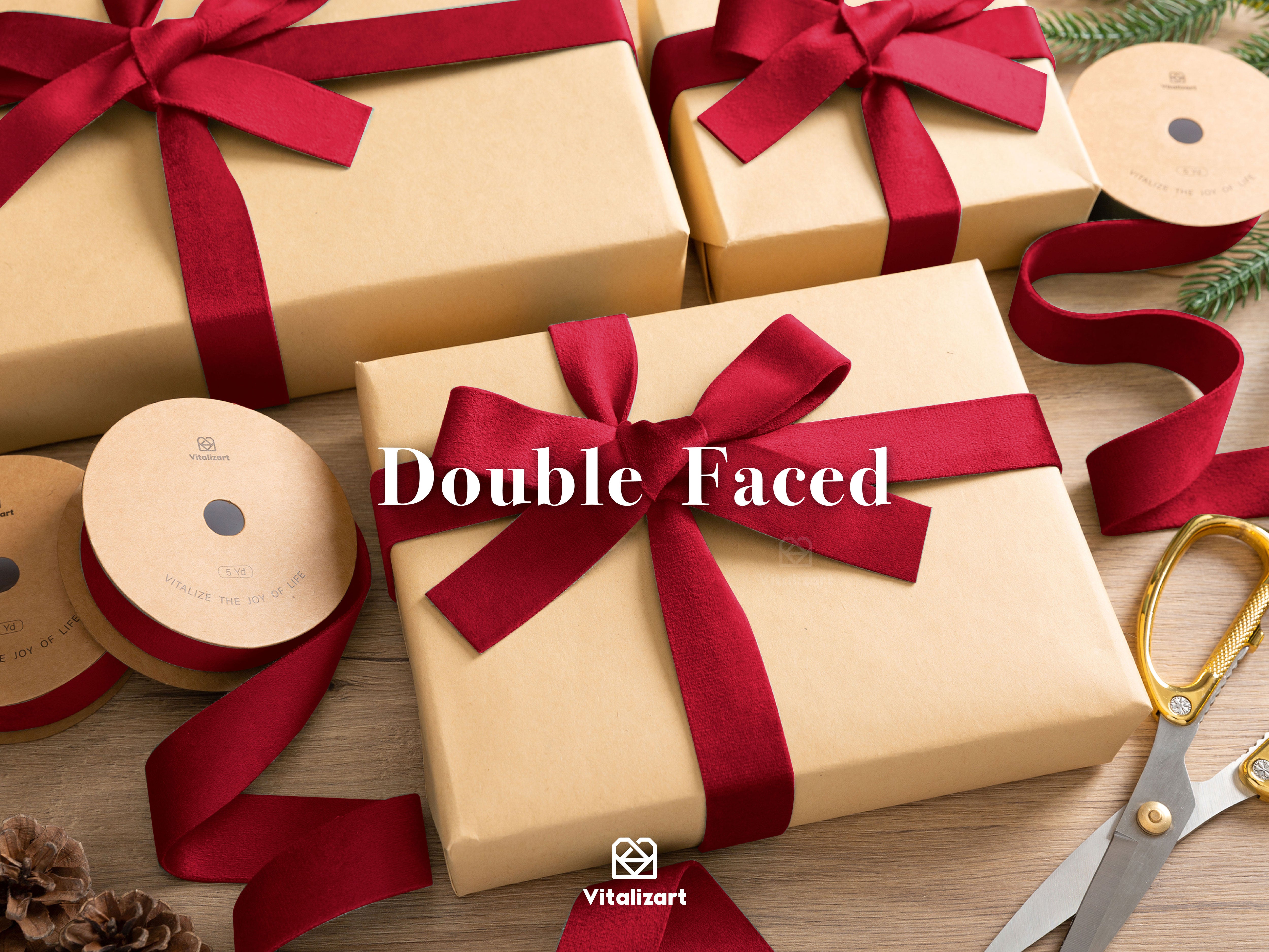 Double Faced Velvet Ribbon Set 1