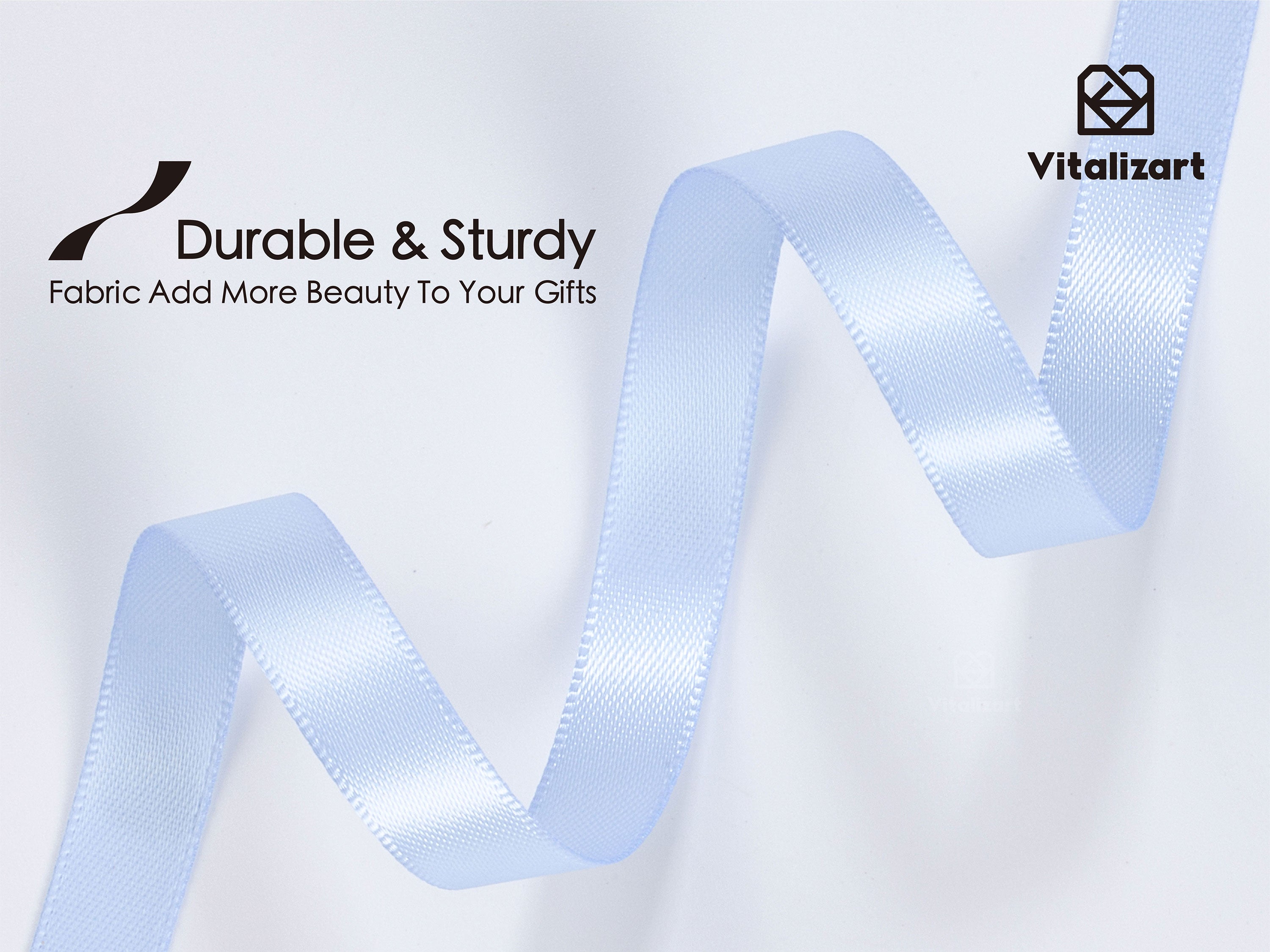 Ribbon for Crafts Double Faced Functional Satin Ribbon 3/8