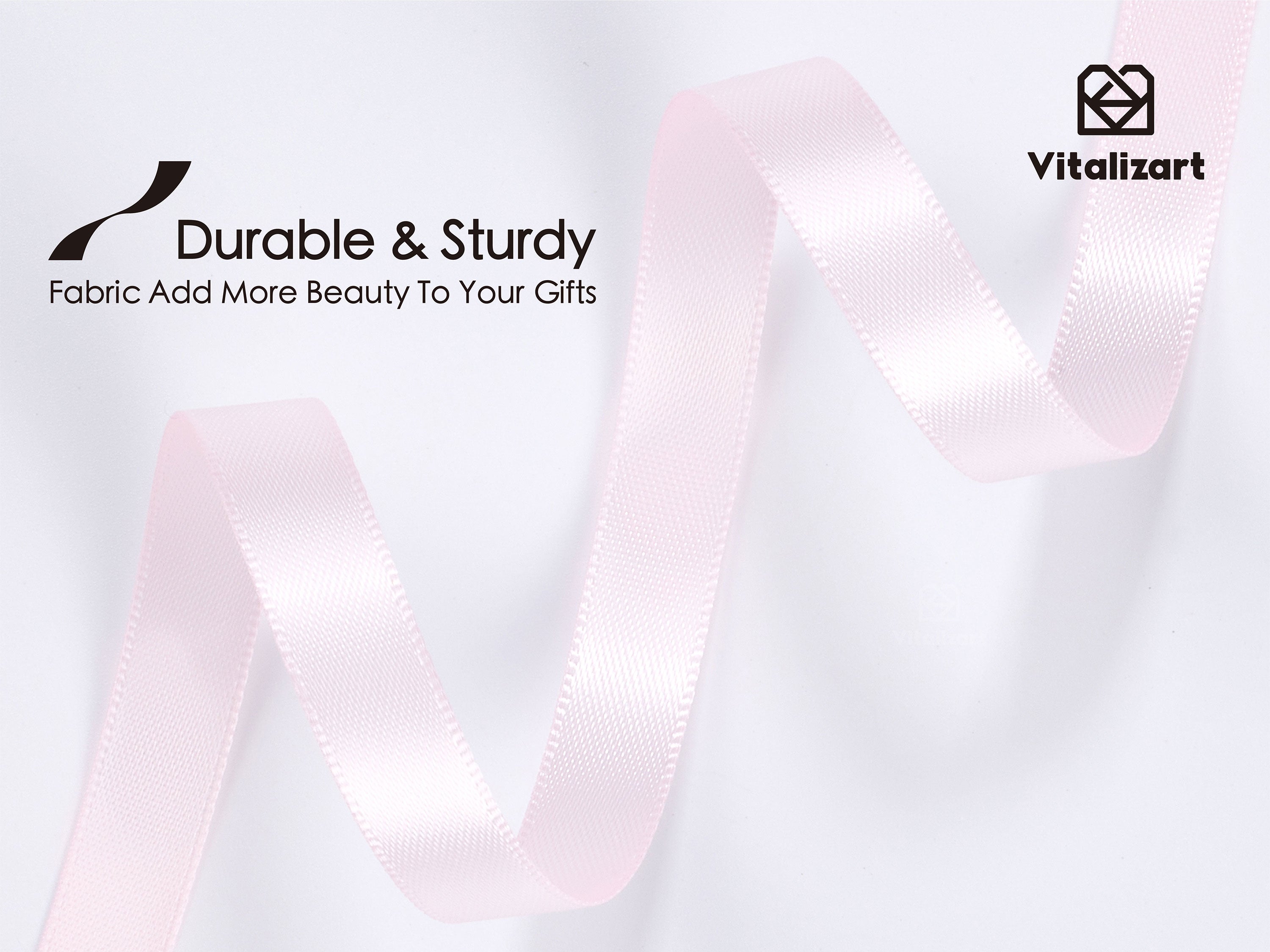 Ribbon for Crafts Double Faced Functional Satin Ribbon 3/8