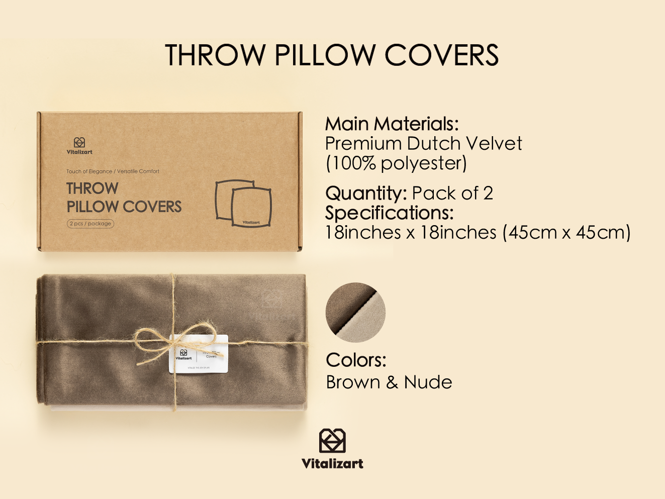Velvet Throw Pillow Covers 18