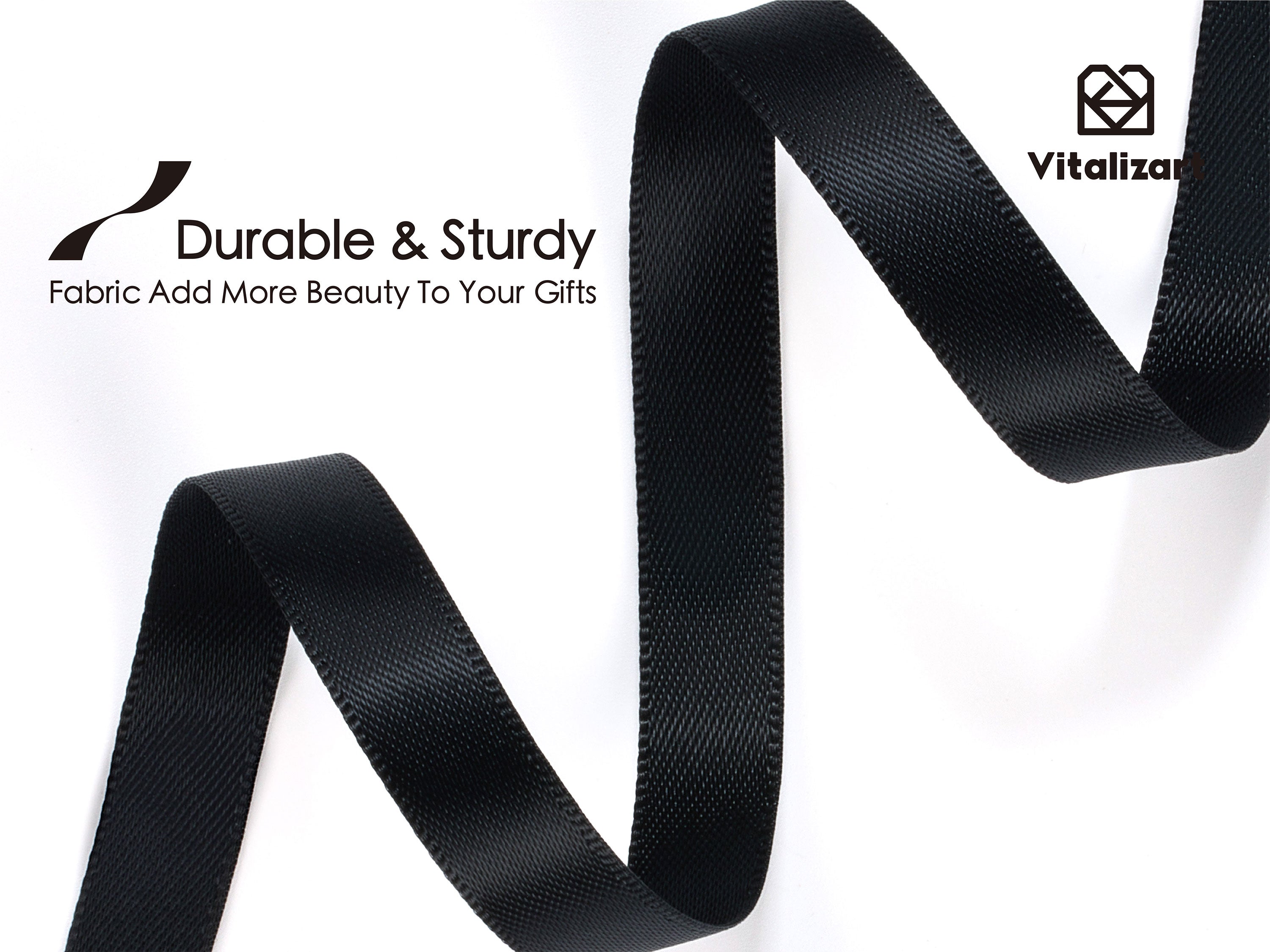 Ribbon for Crafts Double Faced Functional Satin Ribbon 3/8