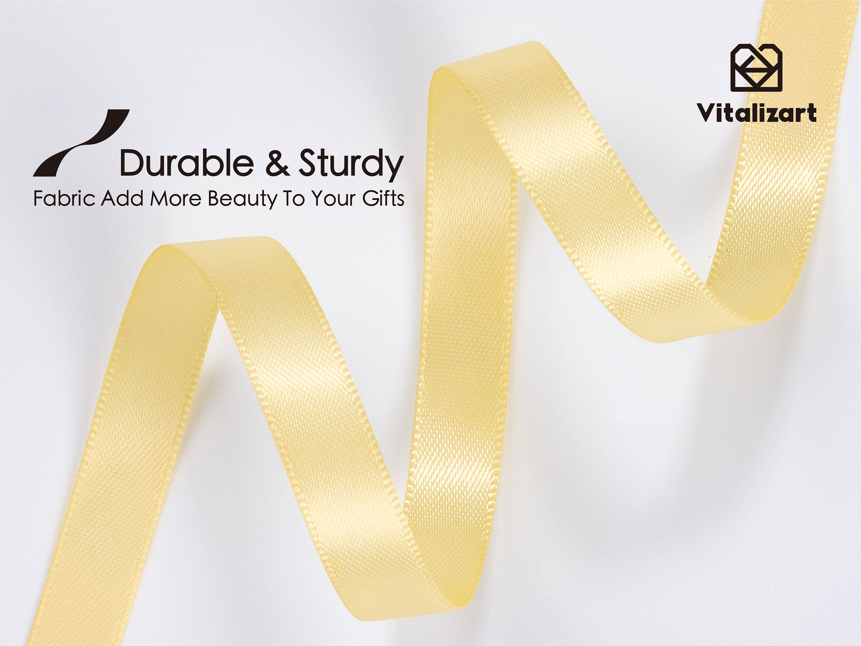 Ribbon for Crafts Double Faced Functional Satin Ribbon 3/8