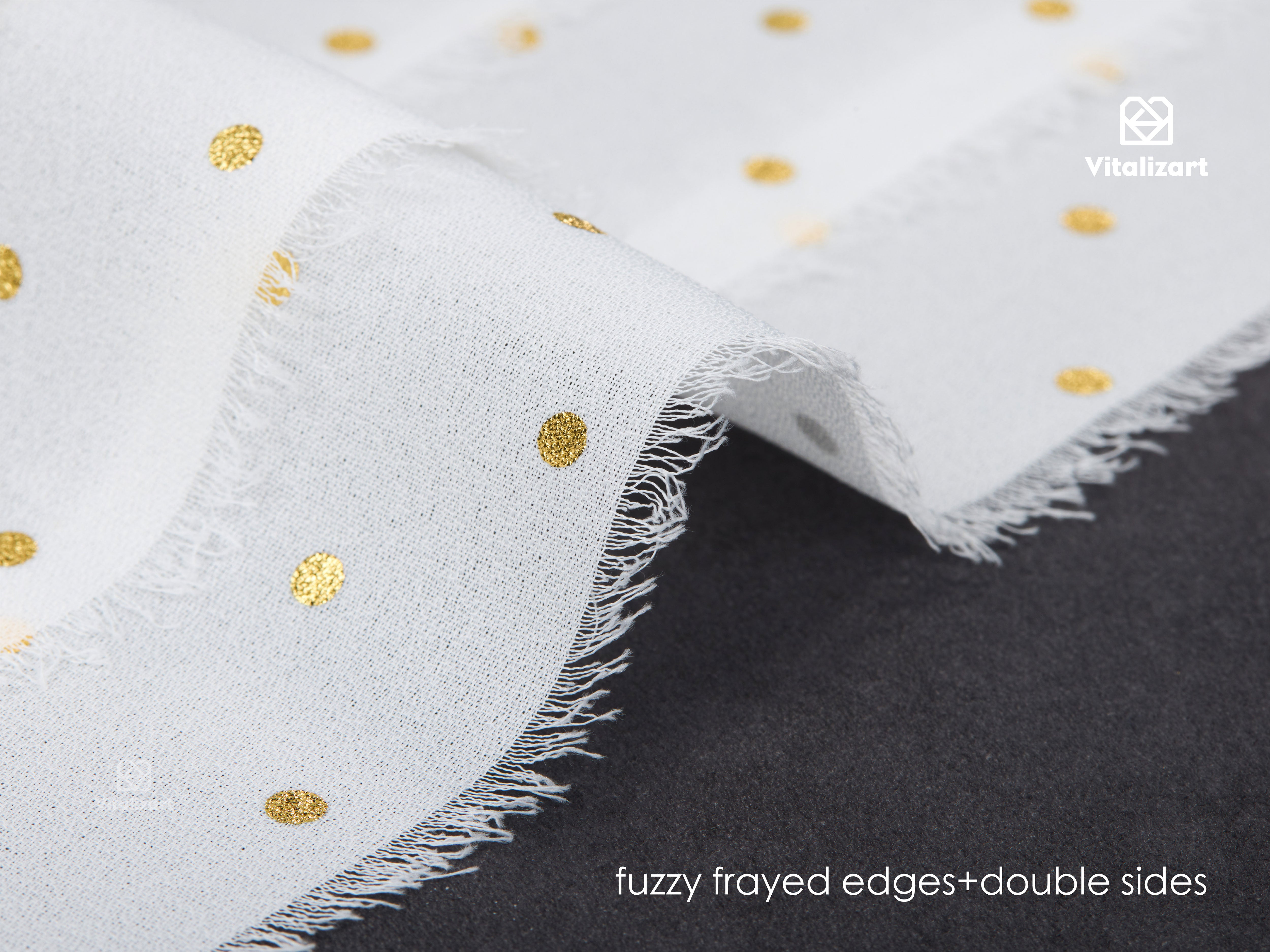 Polka Dot Chiffon Ribbon 1-1/2