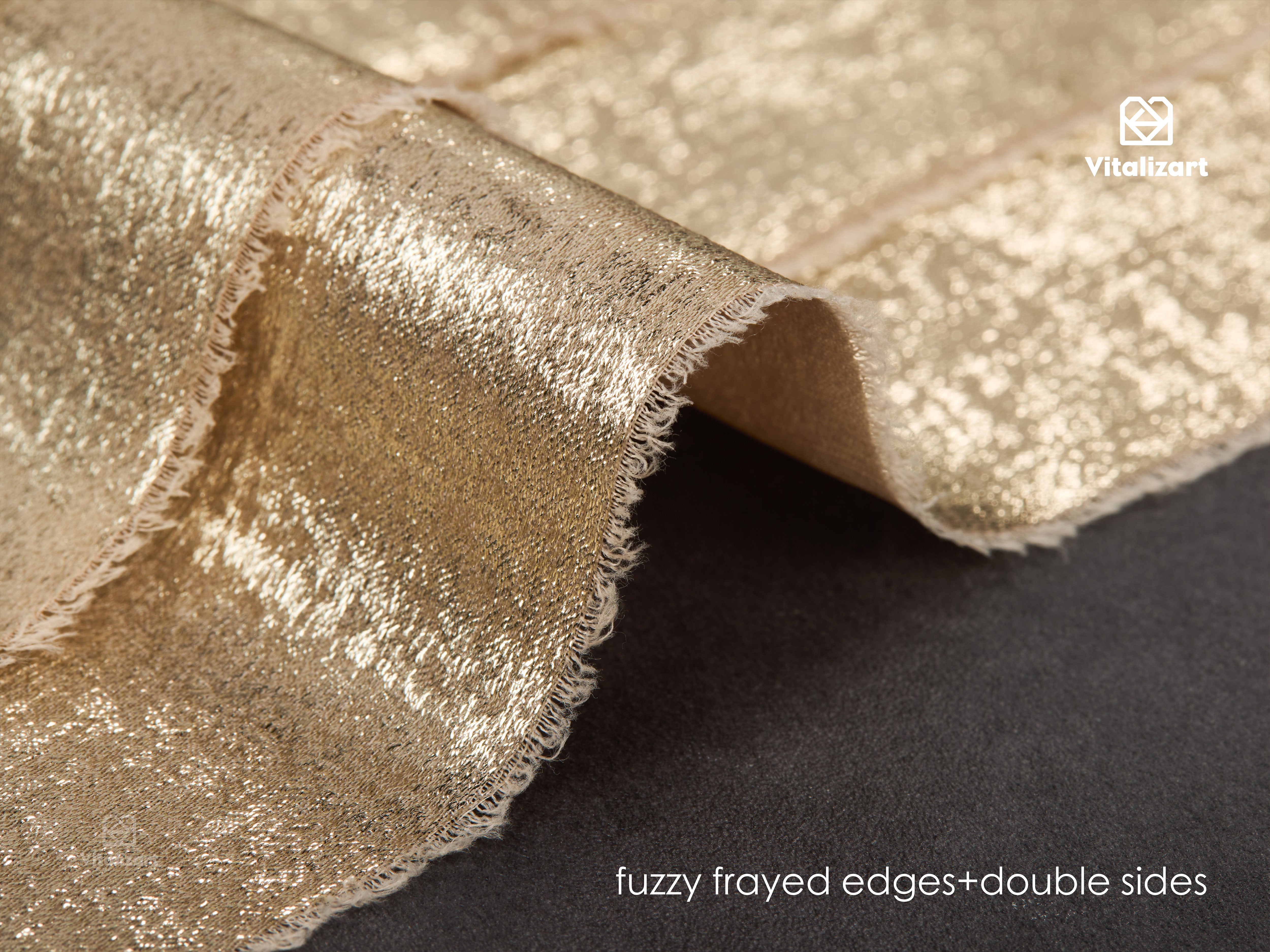 Metallic Chiffon Ribbon 1-1/2