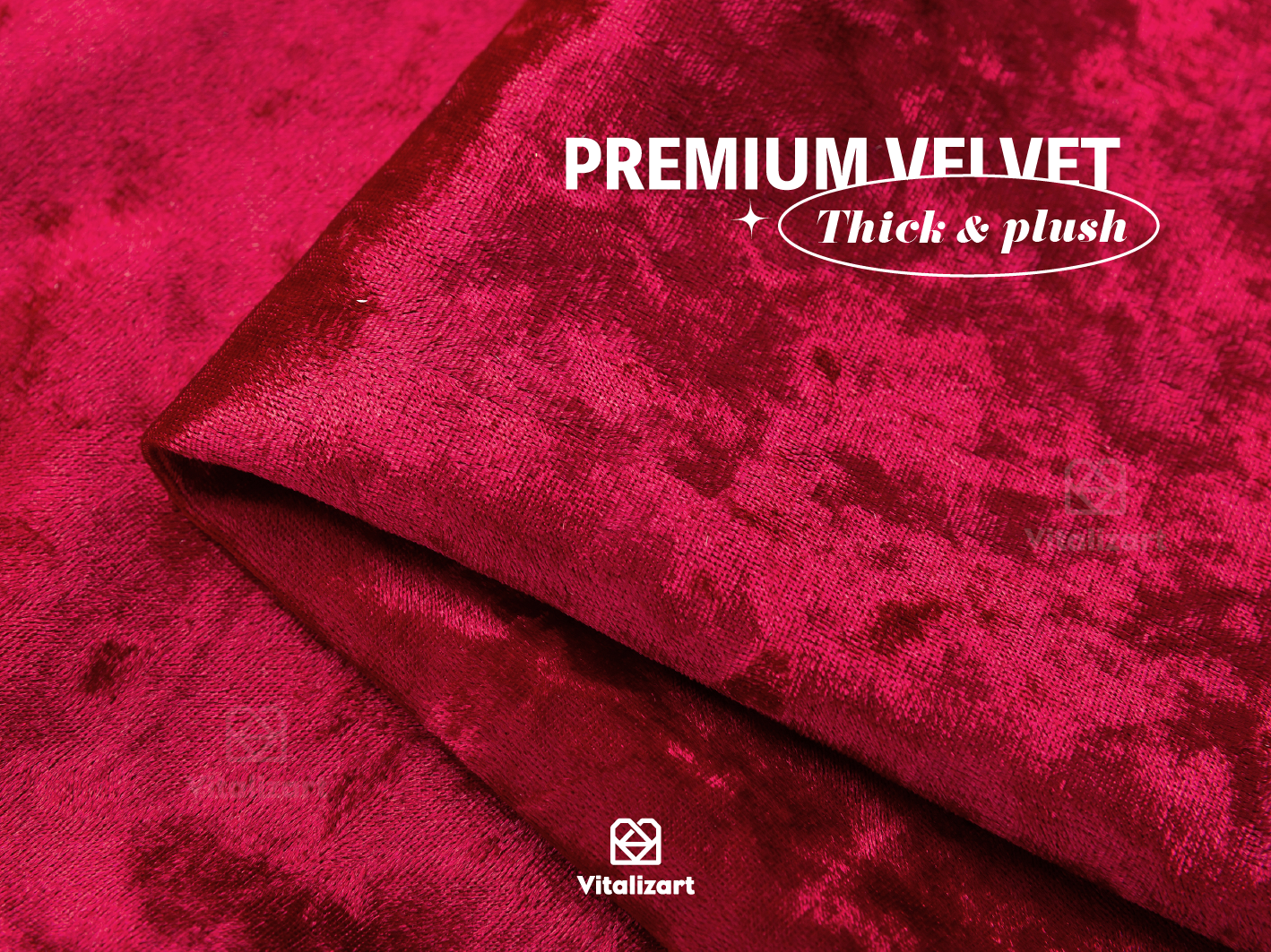 Deluxe Velvet Ribbon Set With Wooden Spool 1
