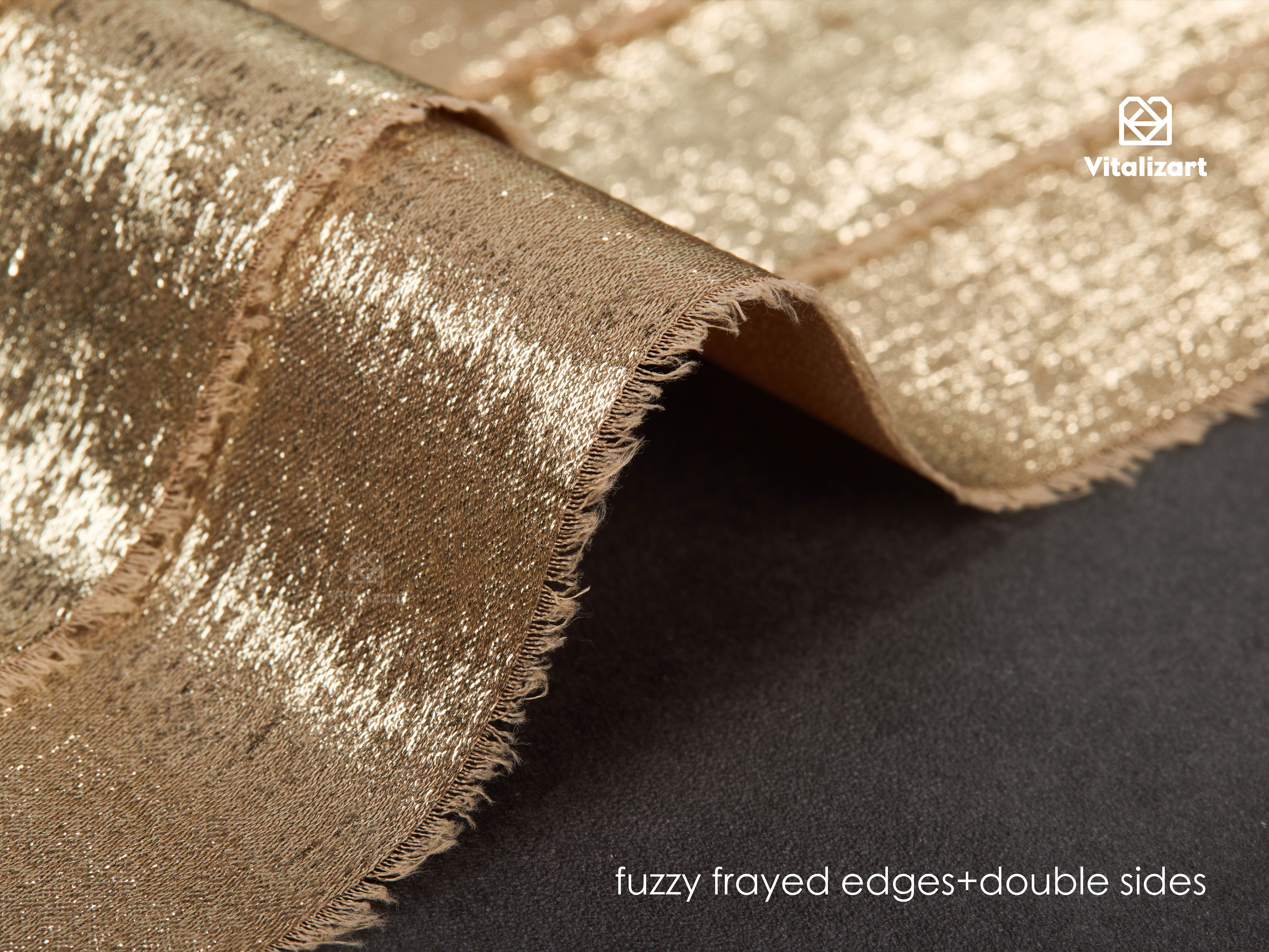 Metallic Chiffon Ribbon 1-1/2