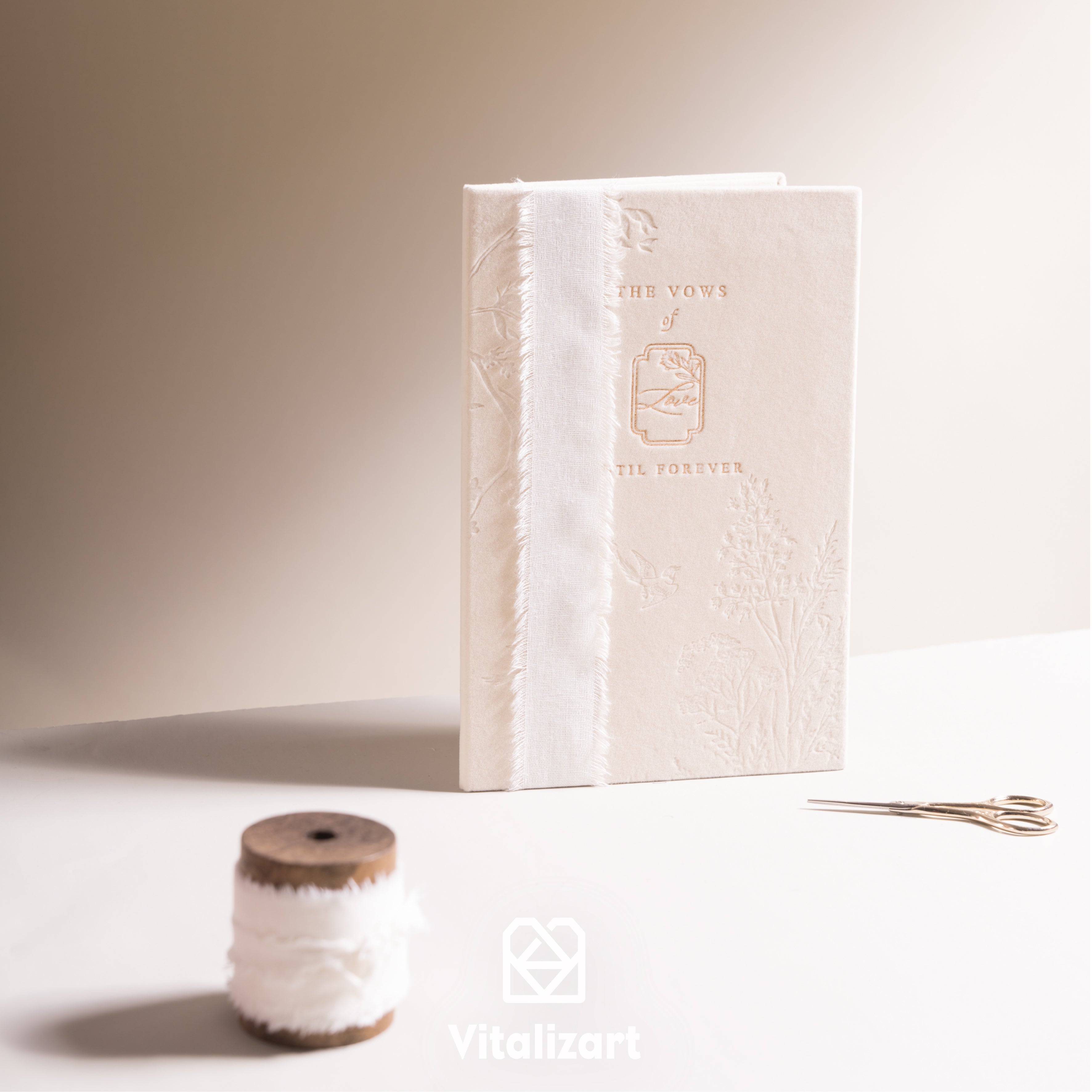 Cotton Linen Ribbon 1.5