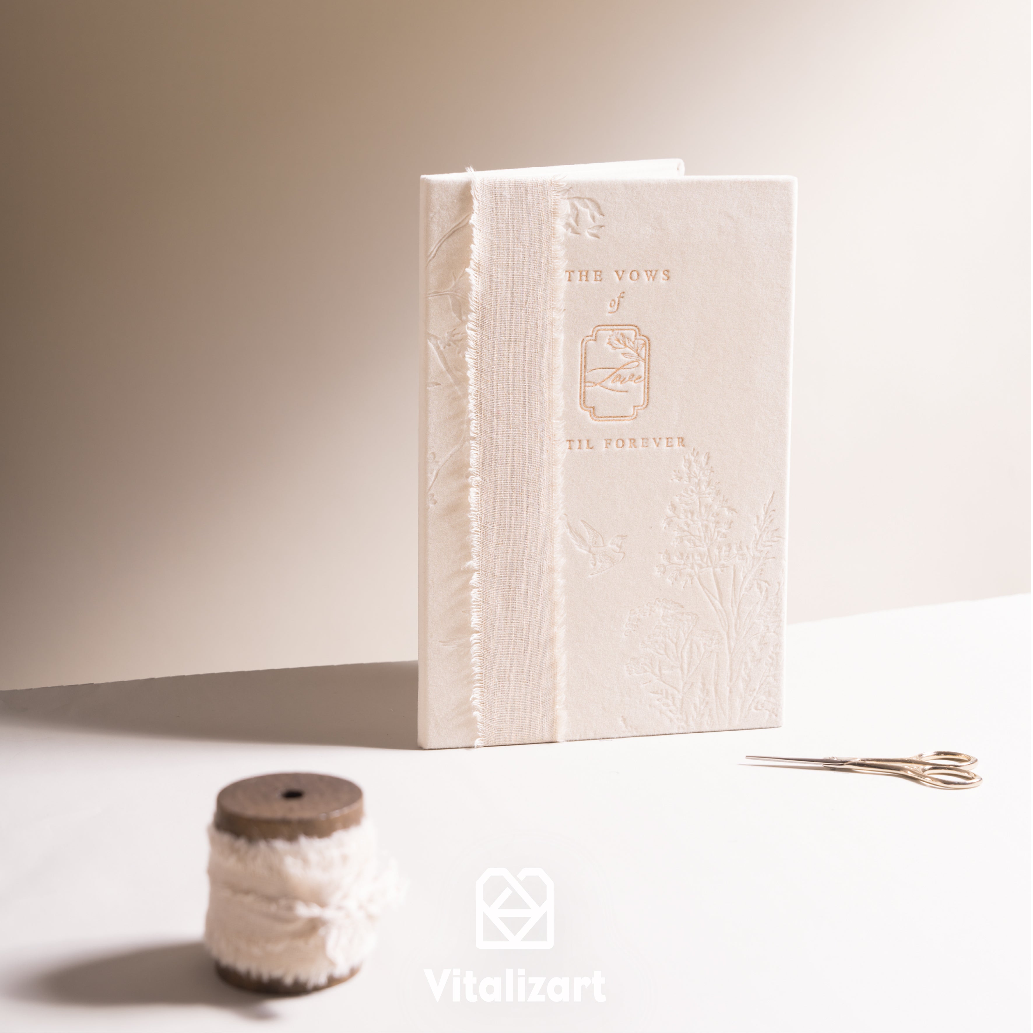 Cotton Linen Ribbon 1.5