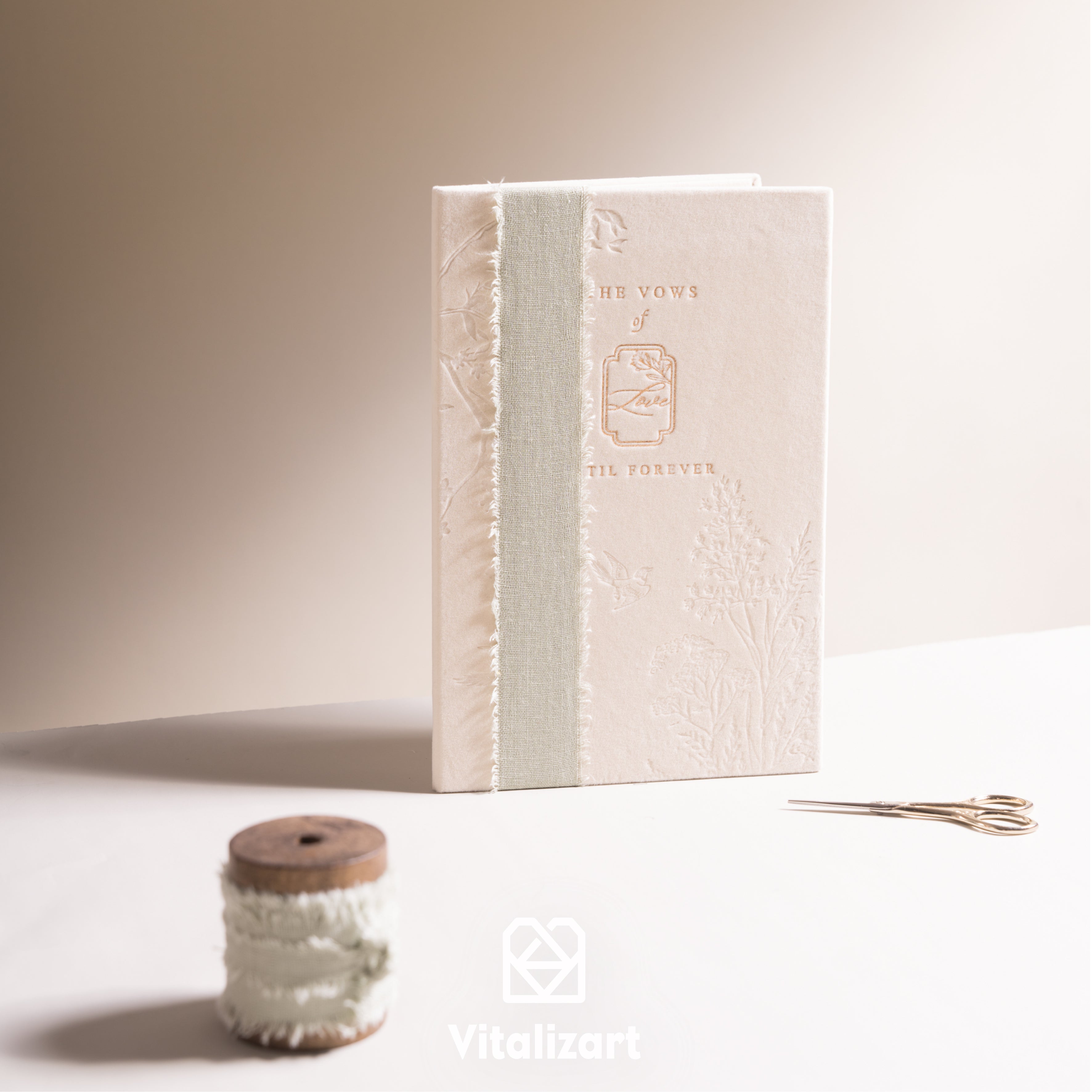 Cotton Linen Ribbon 1.5