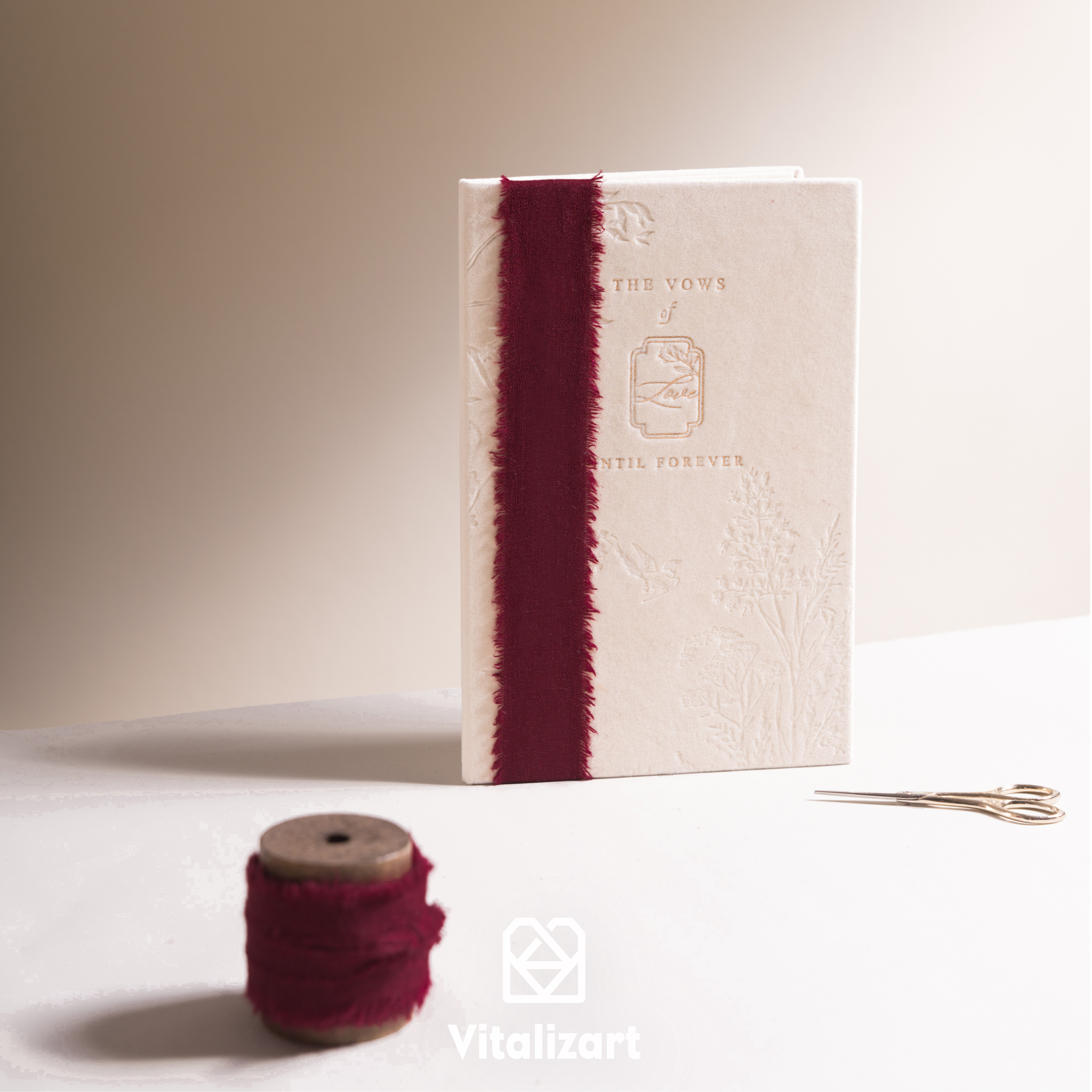 Cotton Linen Ribbon 1.5
