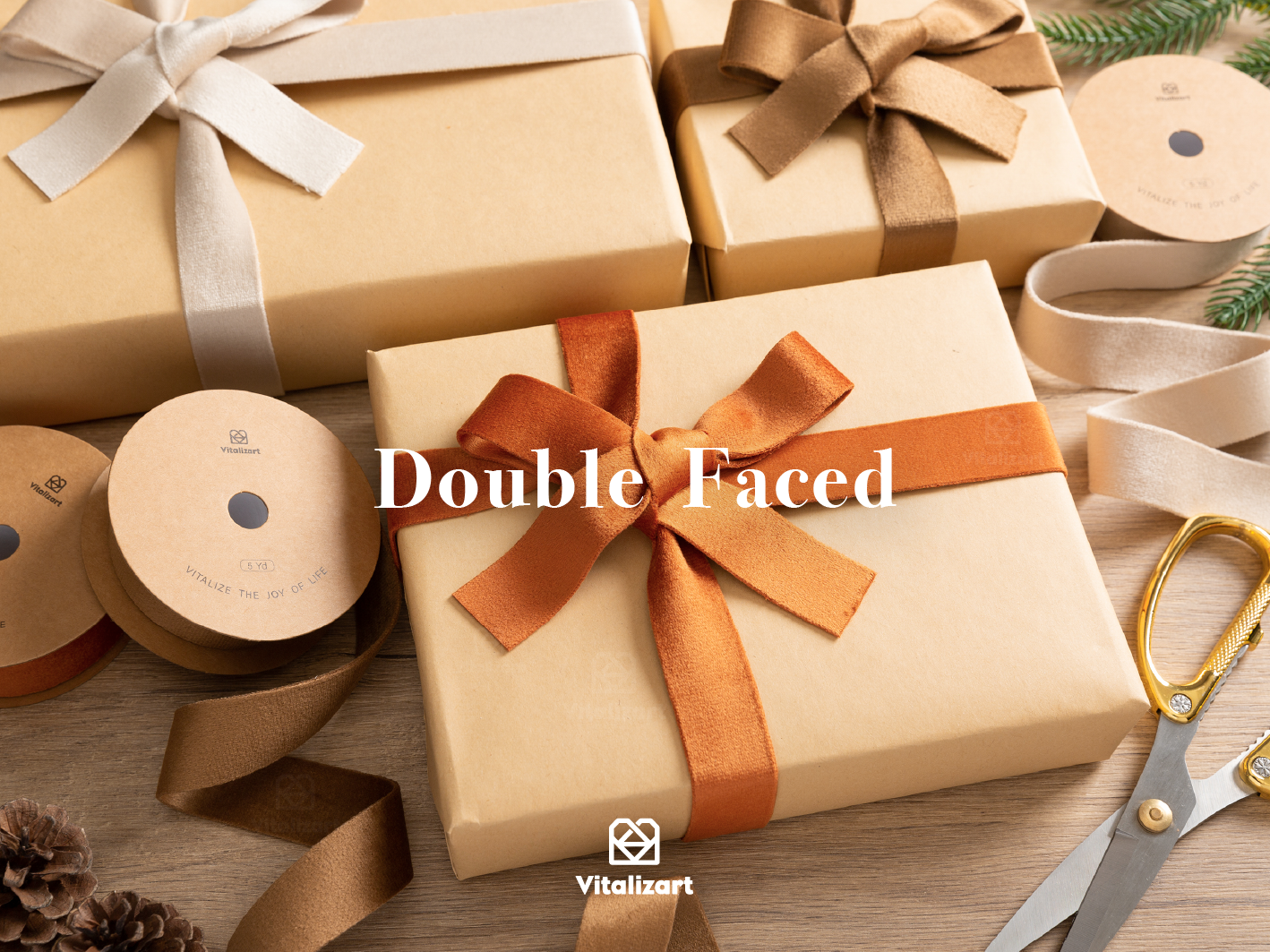Double Faced Velvet Ribbon Set 1