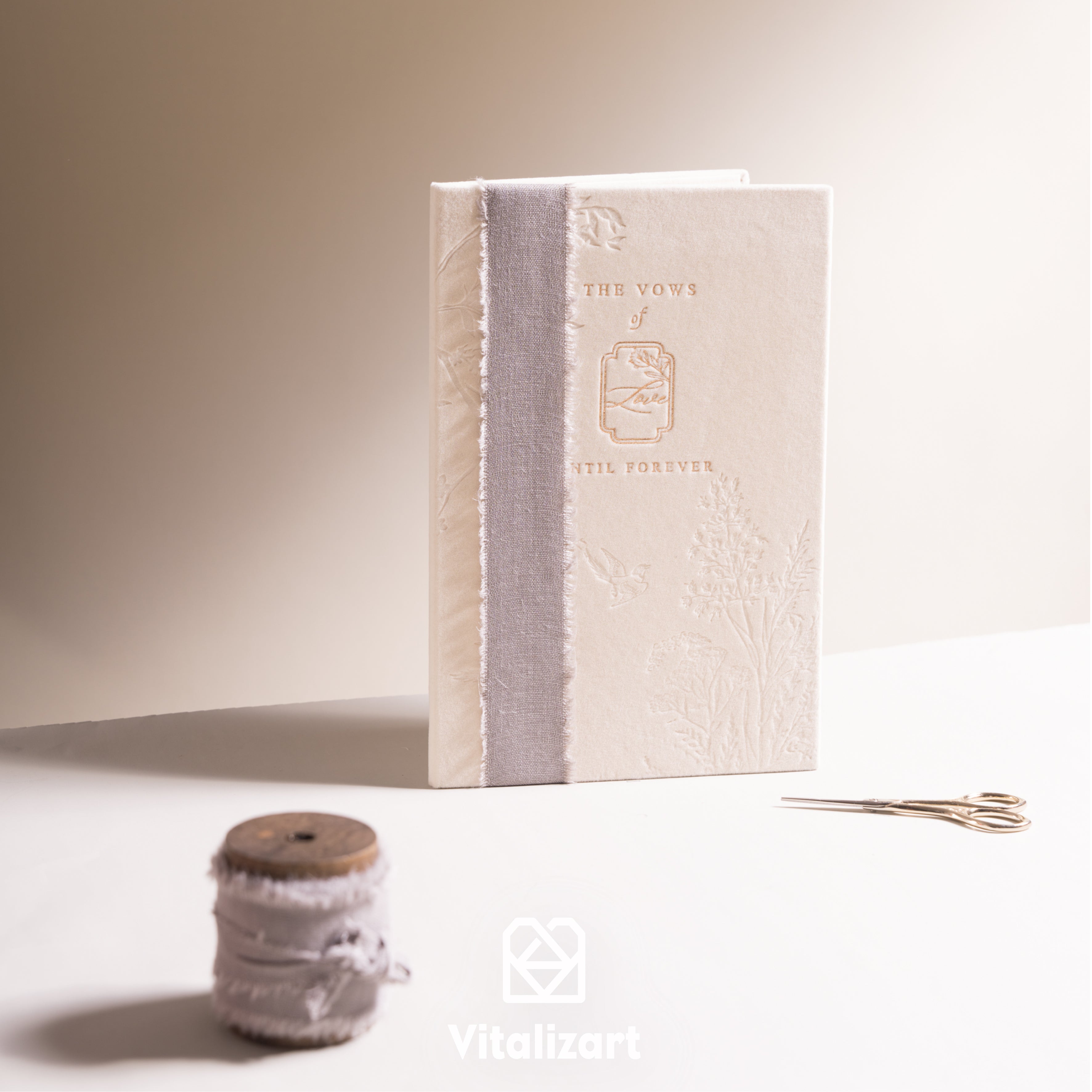 Cotton Linen Ribbon 1.5