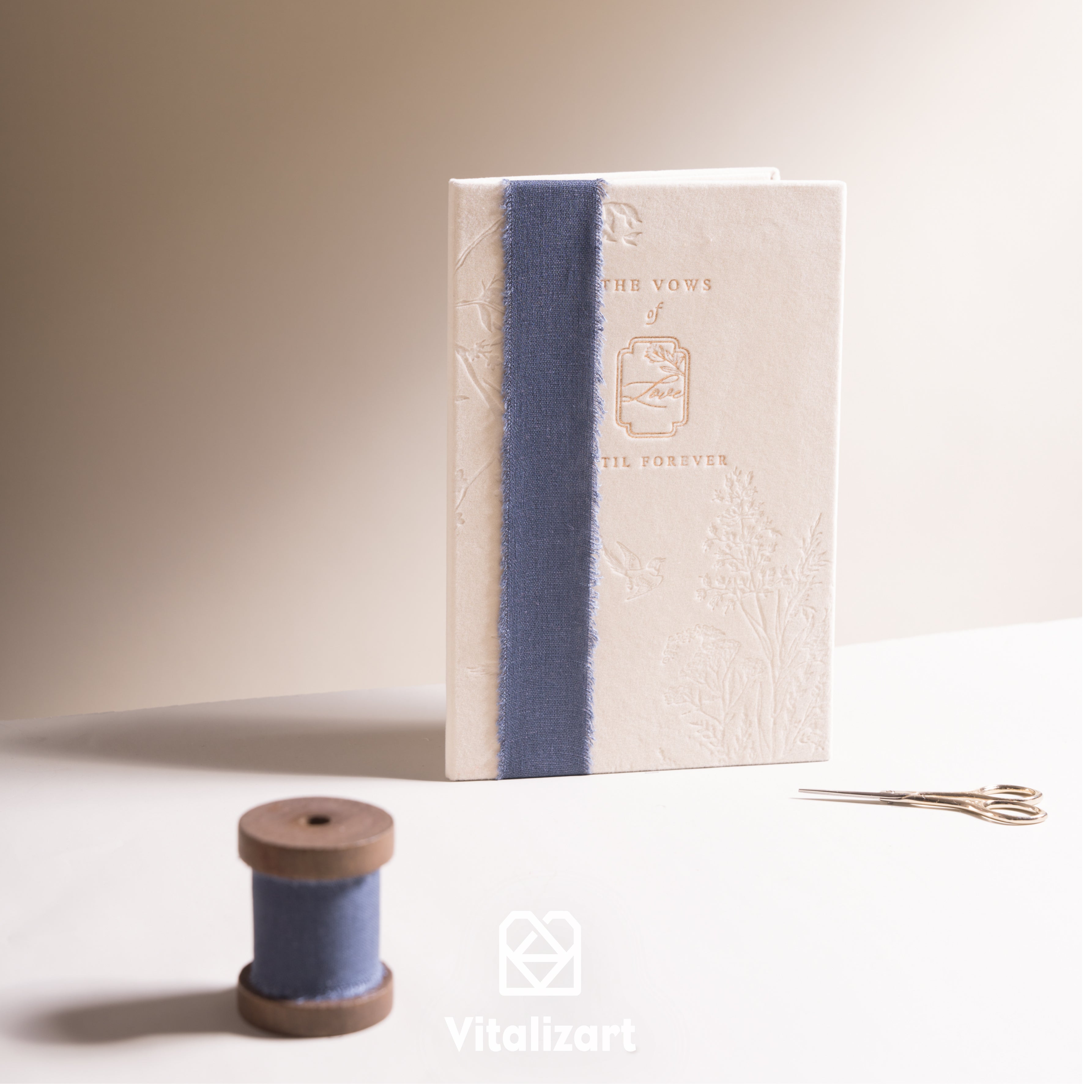 Cotton Linen Ribbon 1.5