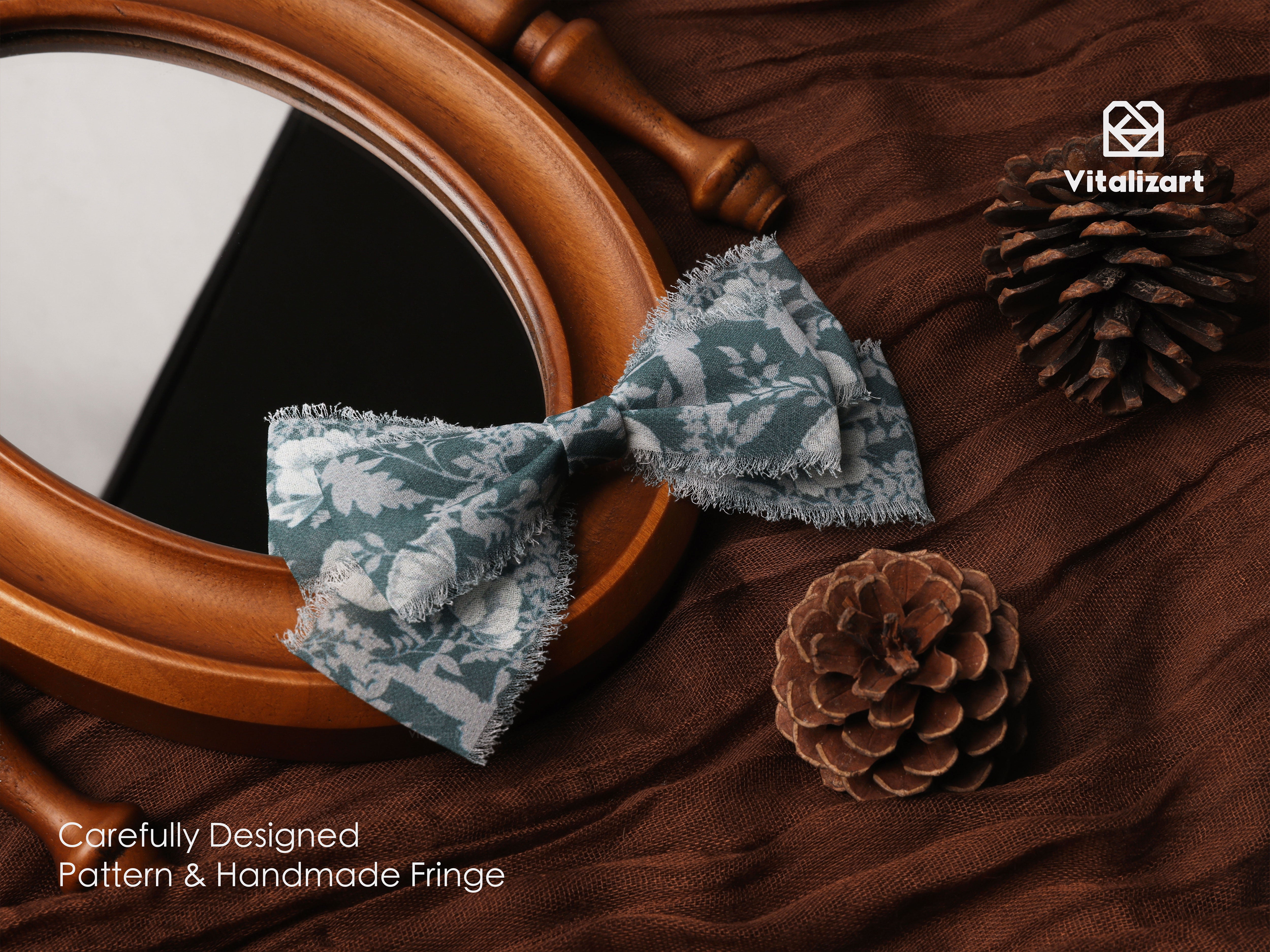 Printed Frayed Ribbon 1 1/2