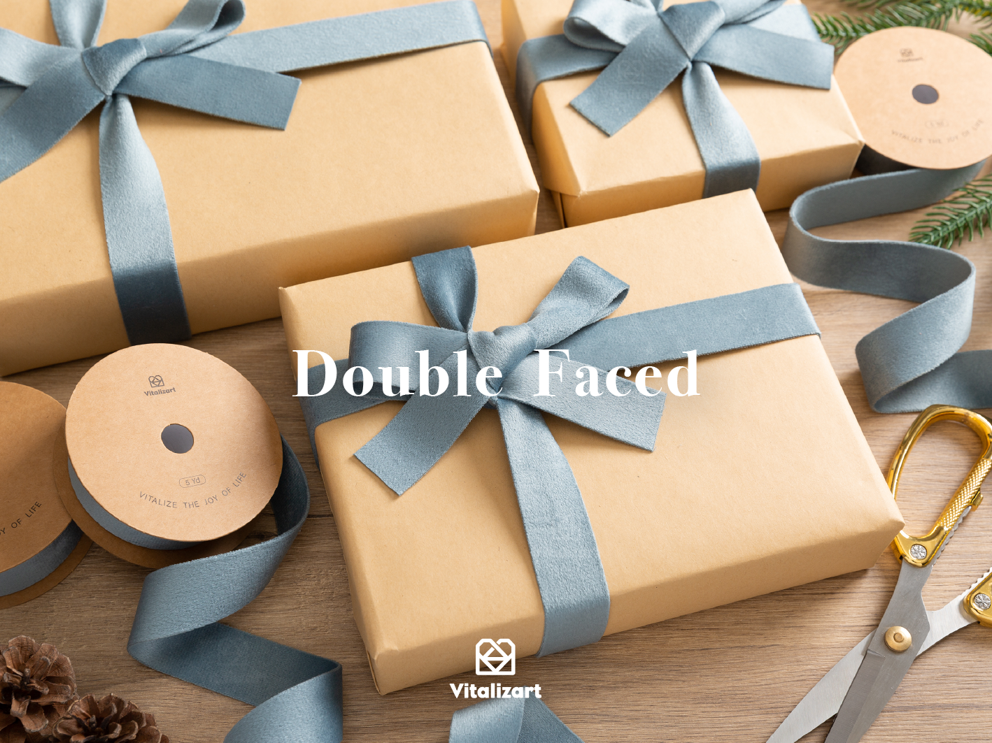 Double Faced Velvet Ribbon Set 1