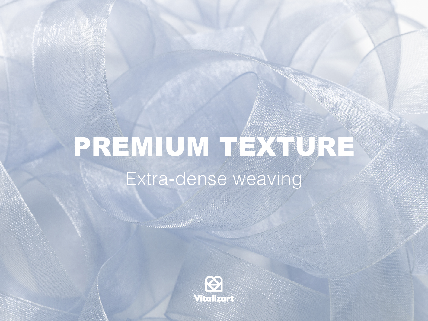 Organza Sheer Ribbon 1“ x 30 Yd (Blue & White)