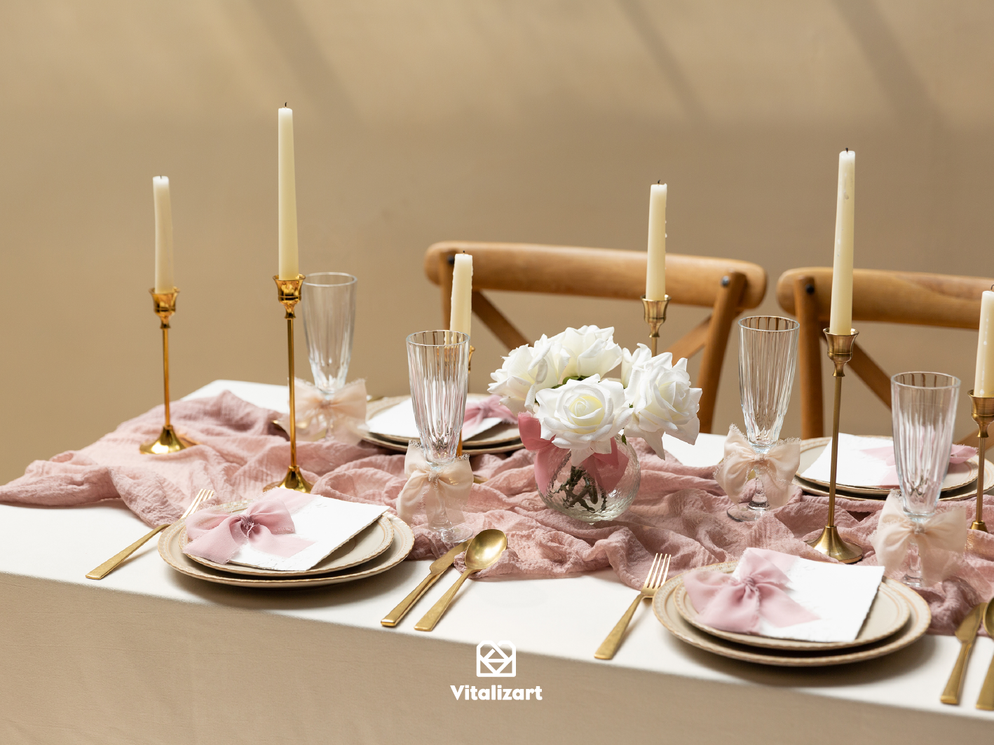 Chiffon Ribbon with Wooden Spool 2