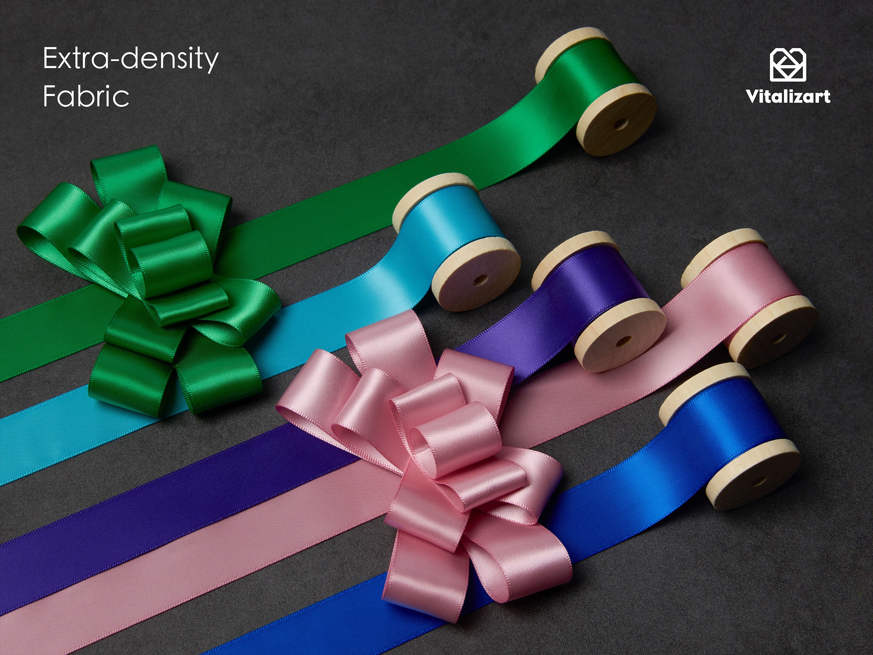 Double Faced Silk Like Satin Ribbon 1