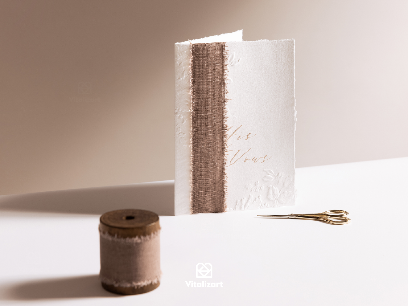 Cotton Linen Ribbon 1.5