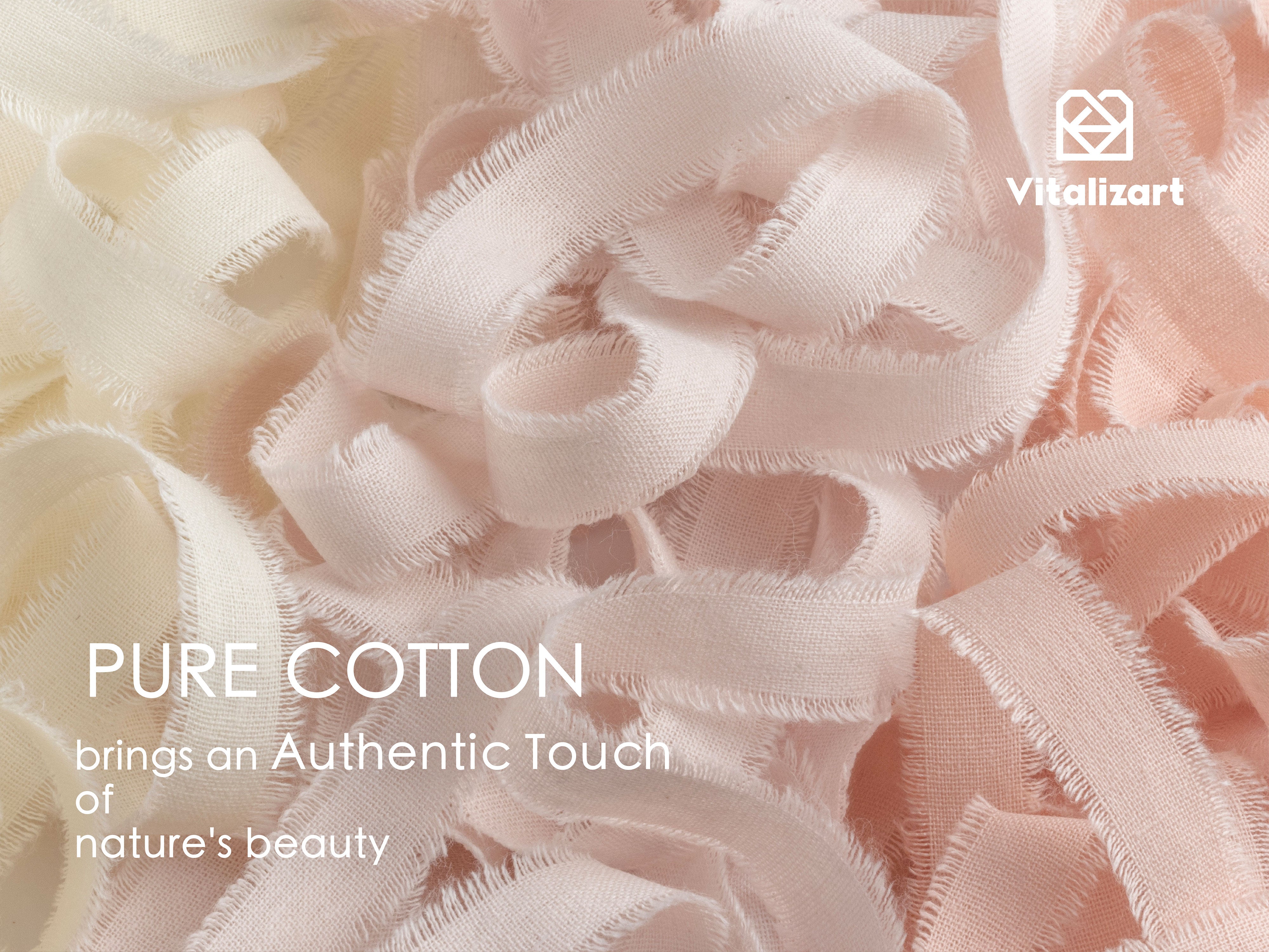 Cotton Ribbon Handmade Fringe 5/8