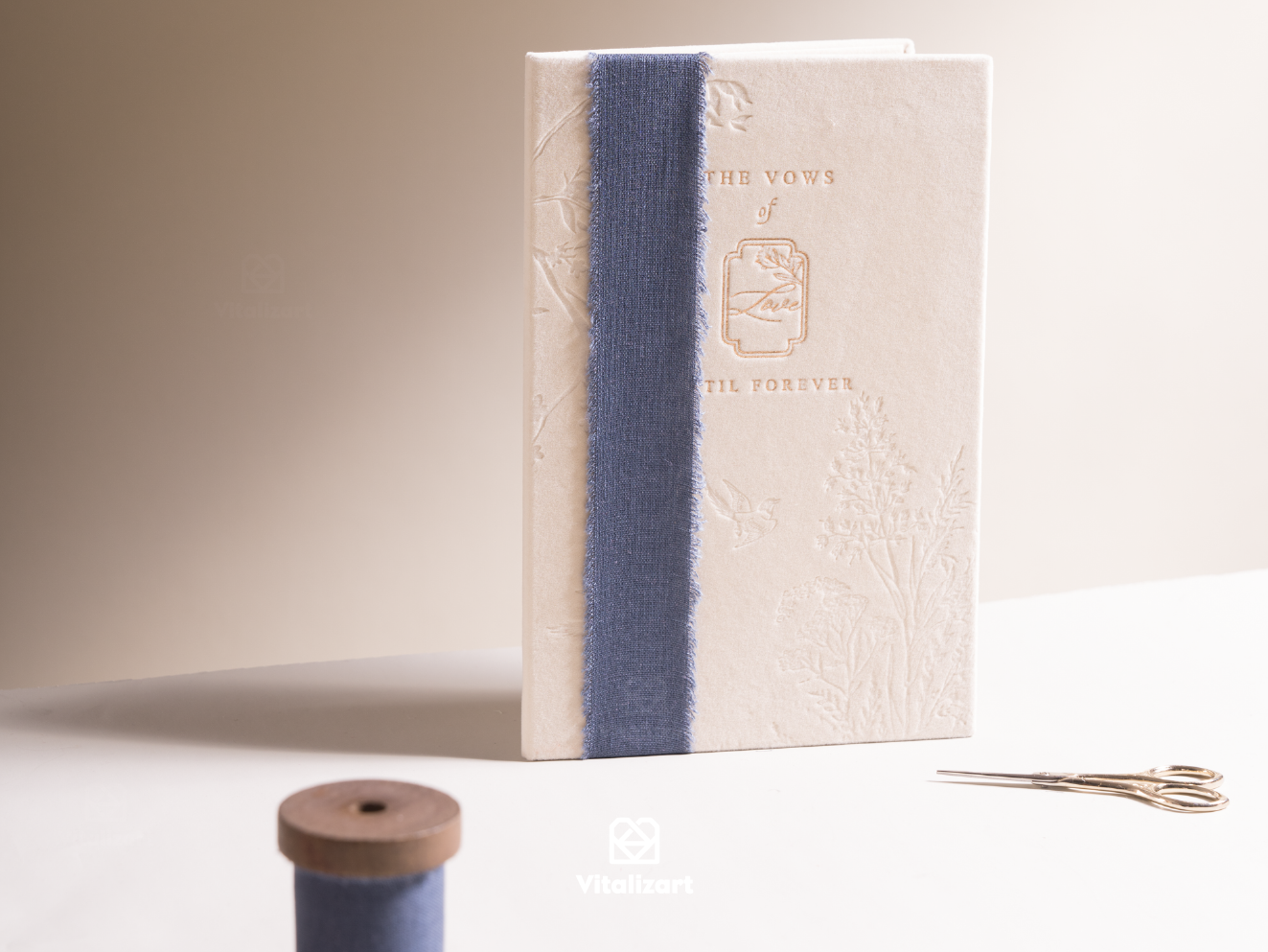 Cotton Linen Ribbon 1.5
