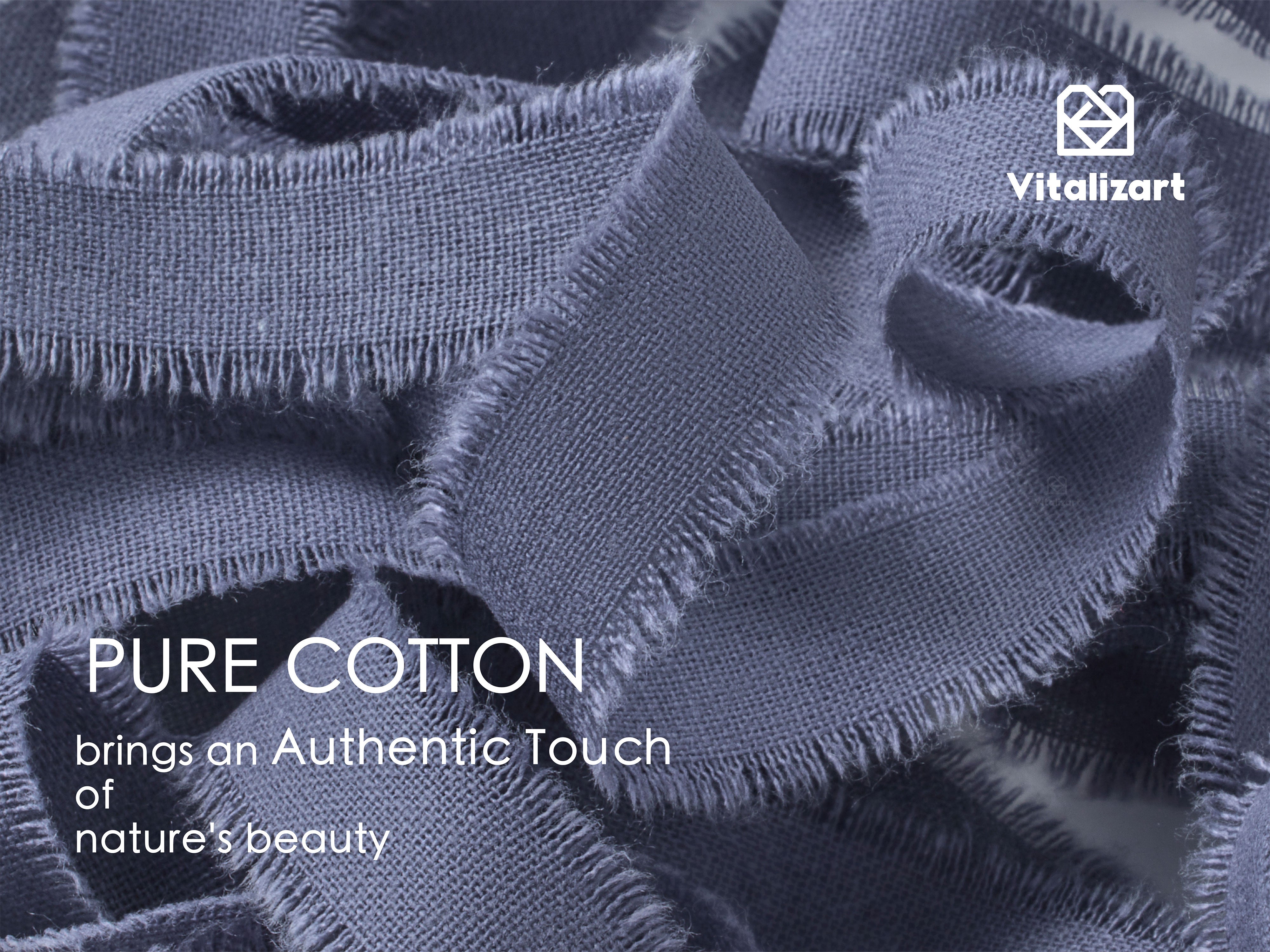Cotton Ribbon Handmade Fringe 5/8