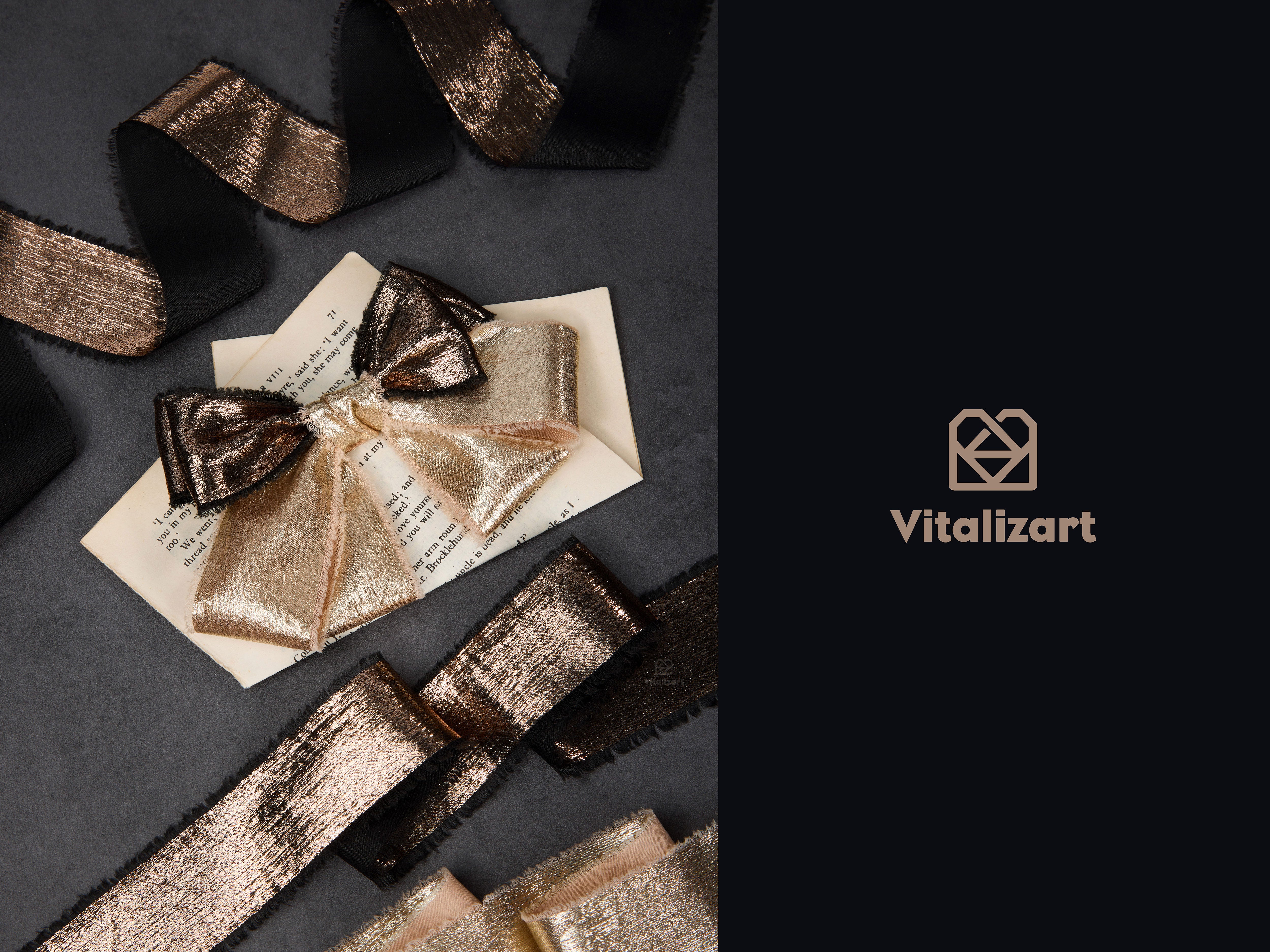 Metallic Chiffon Ribbon 1-1/2