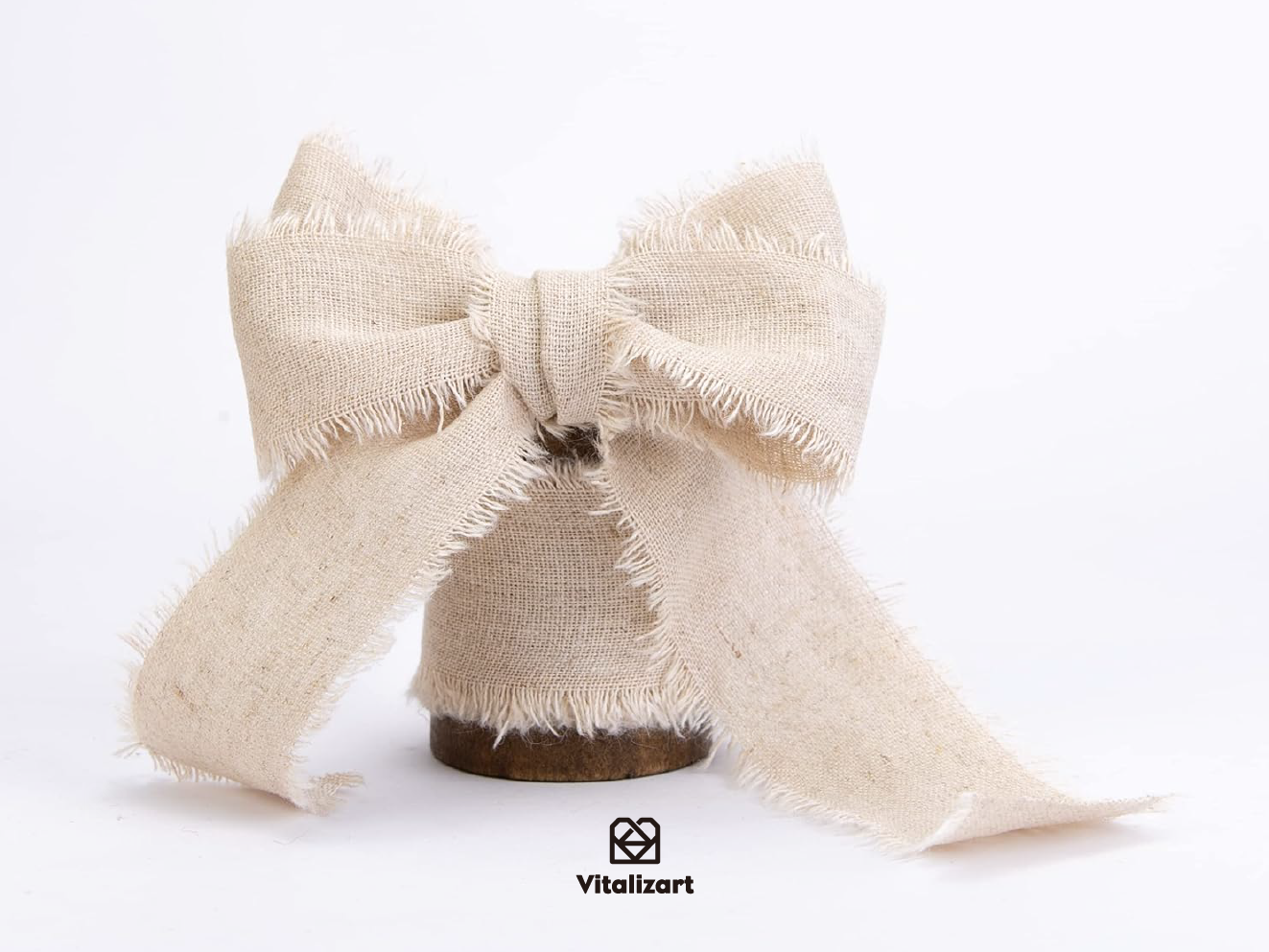 Cotton Linen Ribbon 1.5