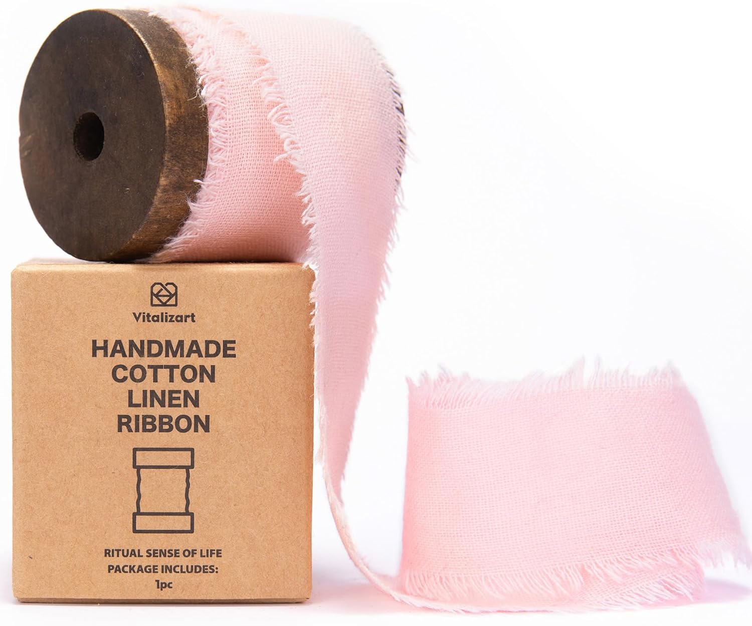 Cotton Linen Ribbon 1.5