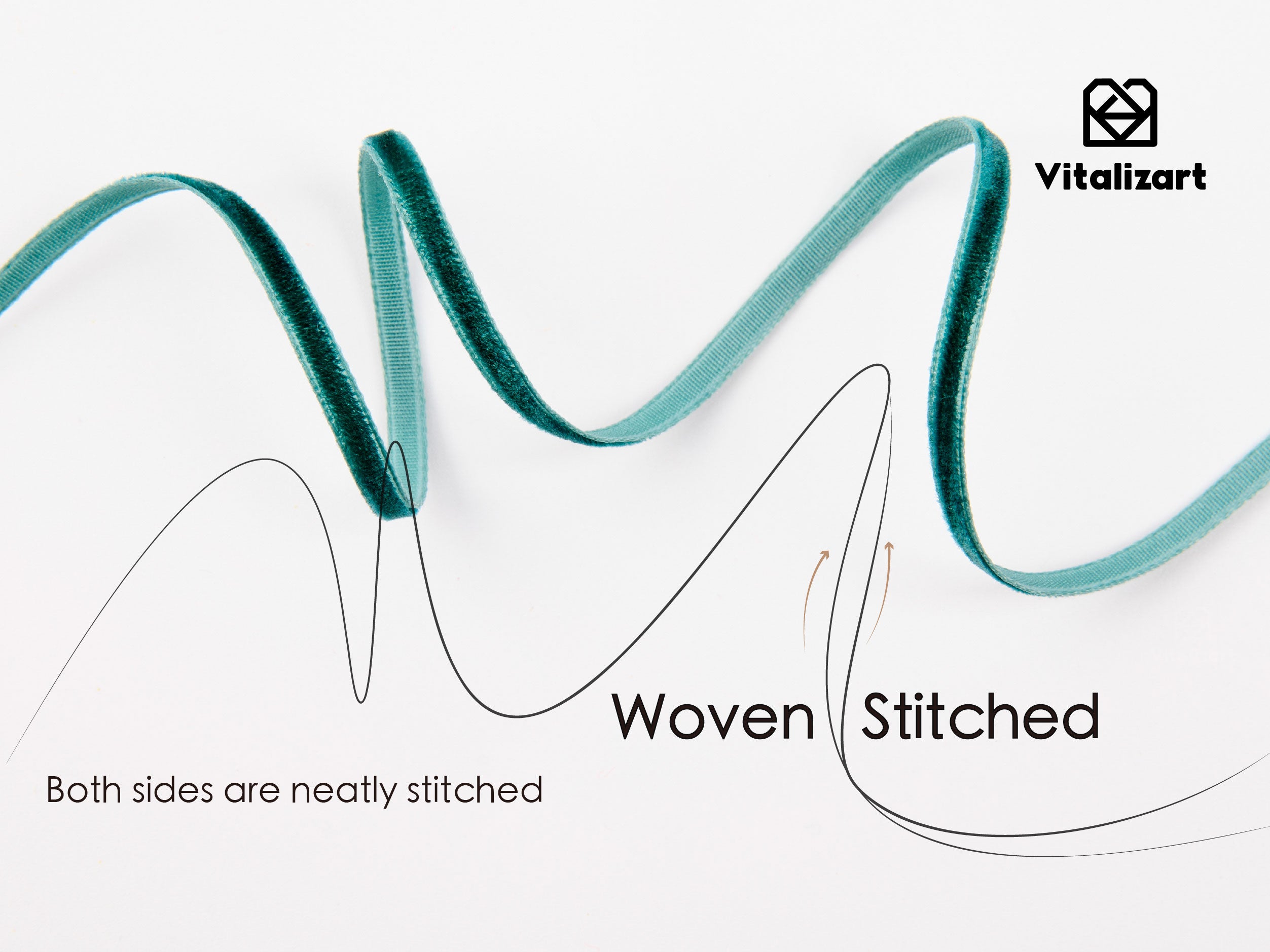Thin Velvet Ribbon 1/8