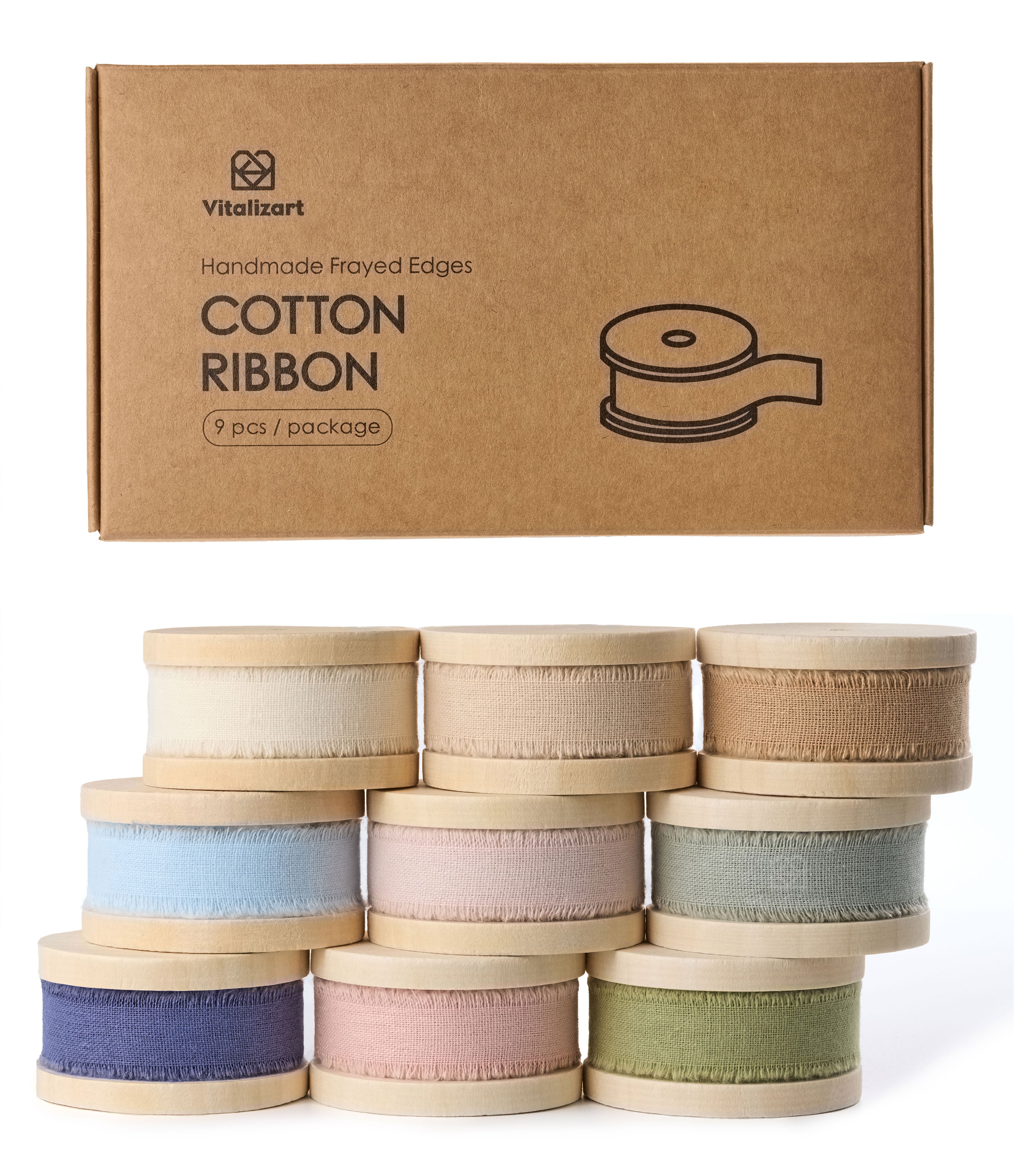 Cotton Ribbon Handmade Fringe 5/8