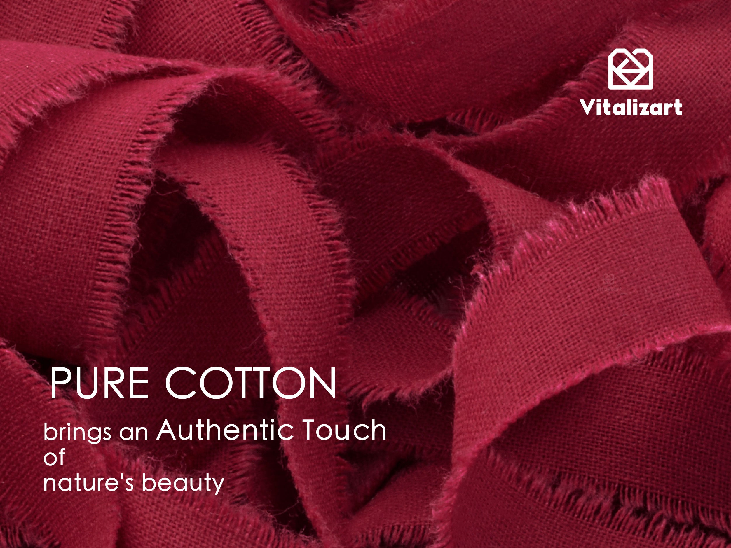 Cotton Ribbon Handmade Fringe 5/8