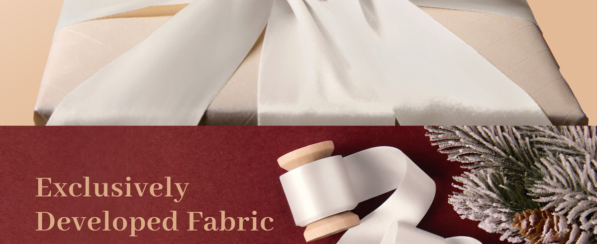 Vitalizart white satin ribbon product details and styling