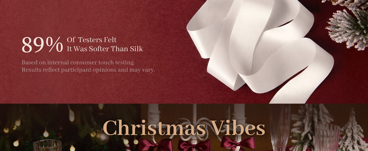 White satin ribbon styled for elegant gift wrapping and celebrations