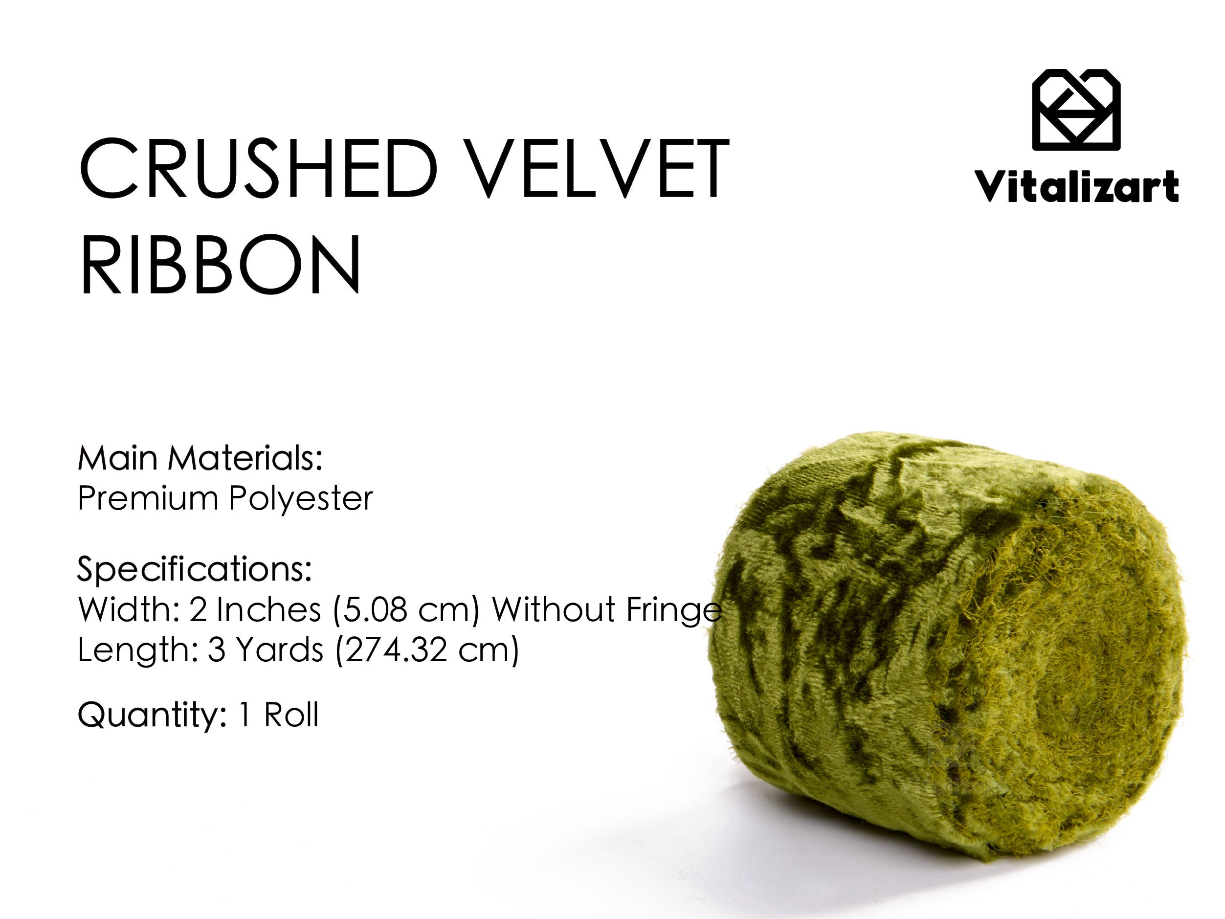 Velvet Ribbon for Christmas Frayed Edges Glossy 2