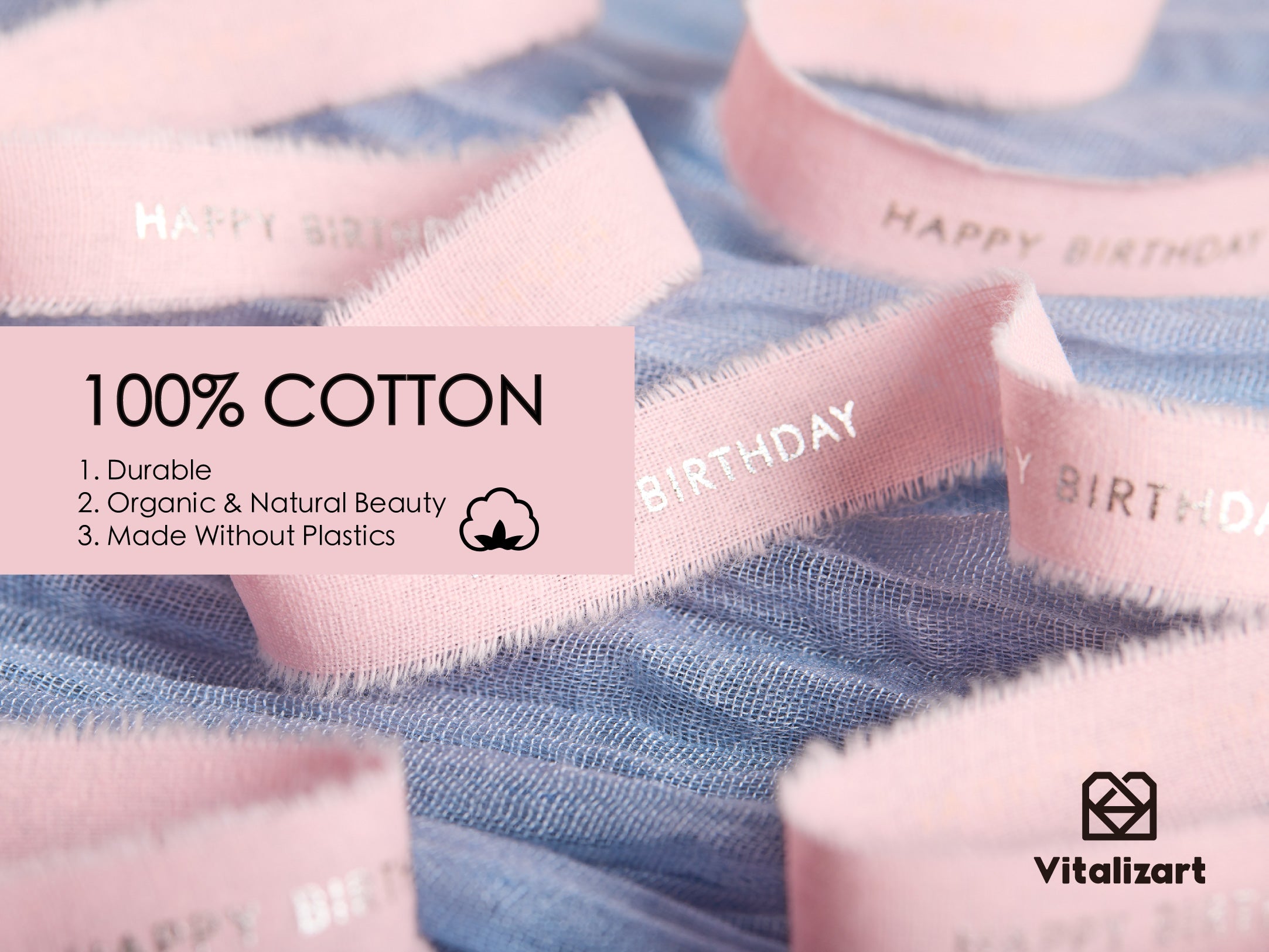 Custom Cotton Ribbon 5/8