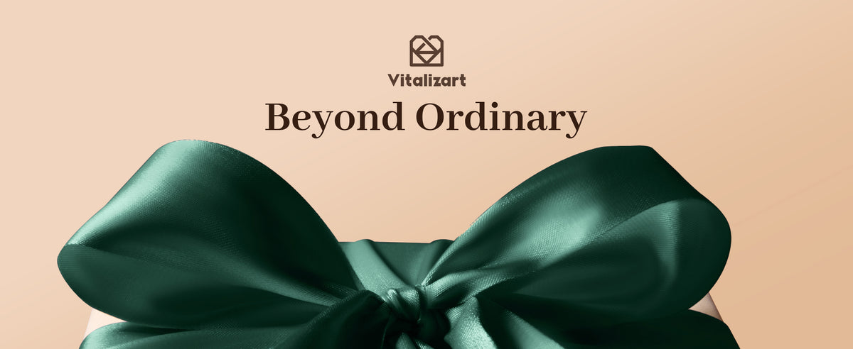 Dark green satin ribbon presented in an elegant styling scene