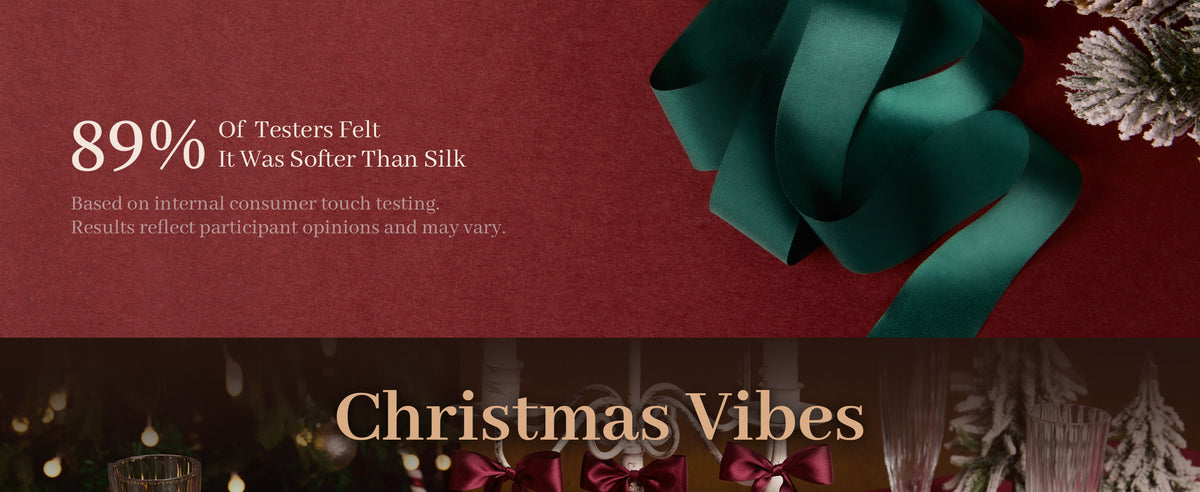 Dark green satin ribbon used for gift wrapping and elegant event decor