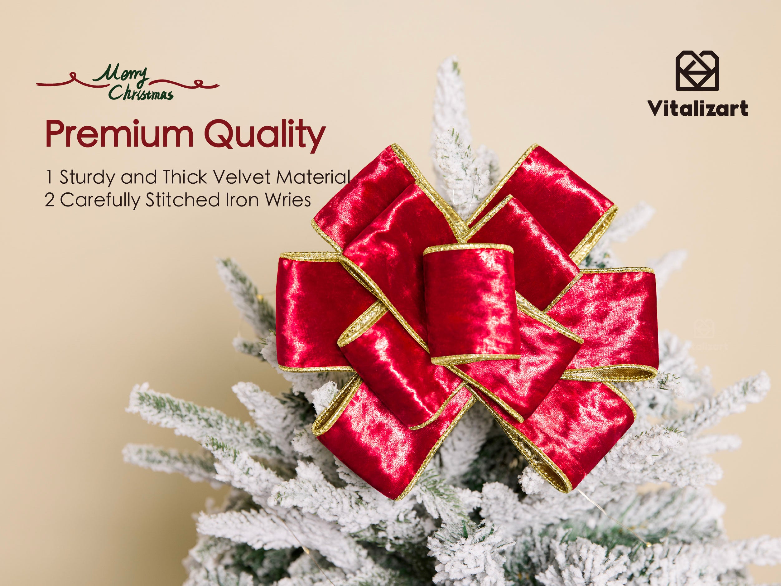 Wired Velvet Metallic Crushed Ribbon 2.5