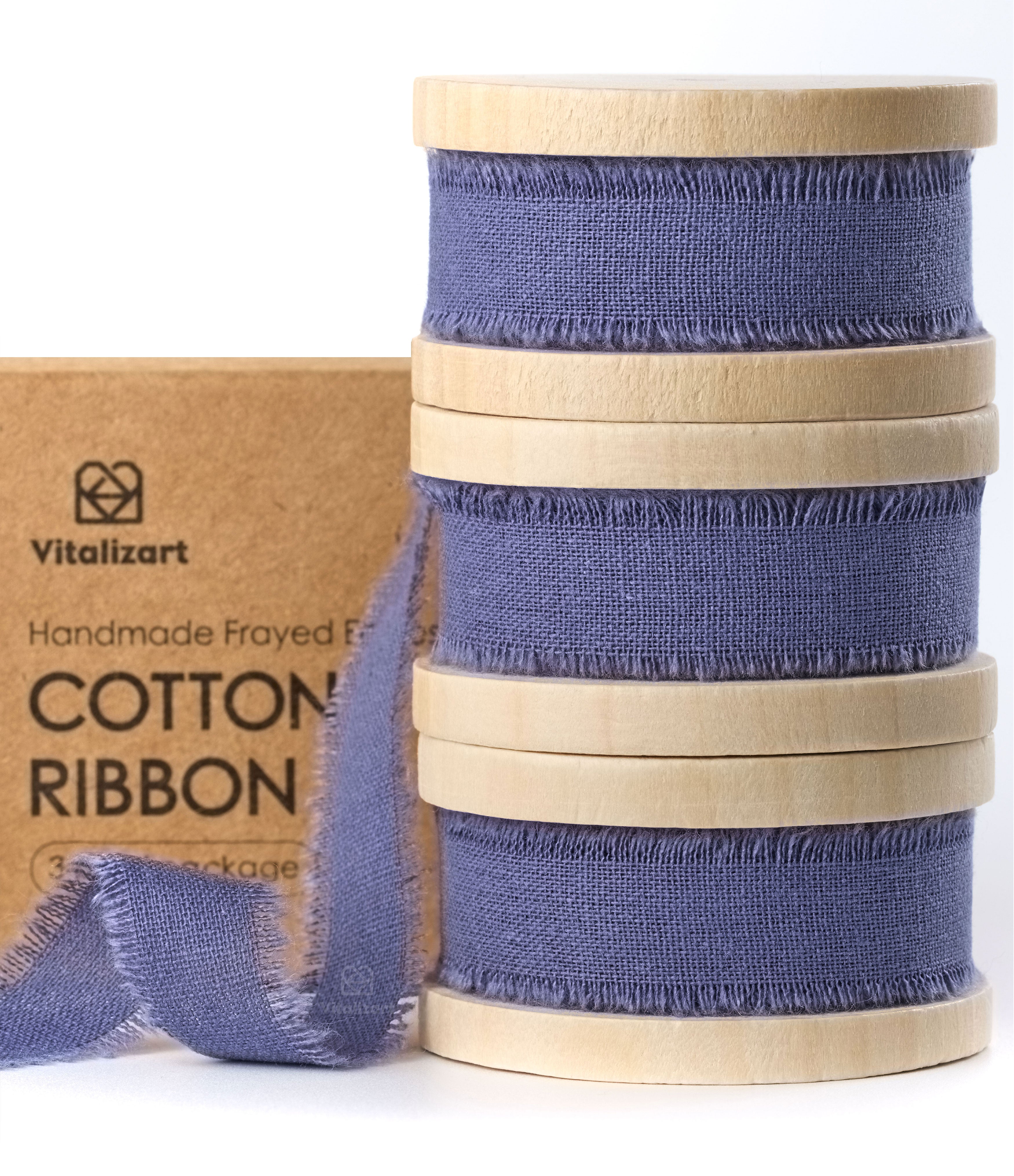 Cotton Ribbon Handmade Fringe 5/8