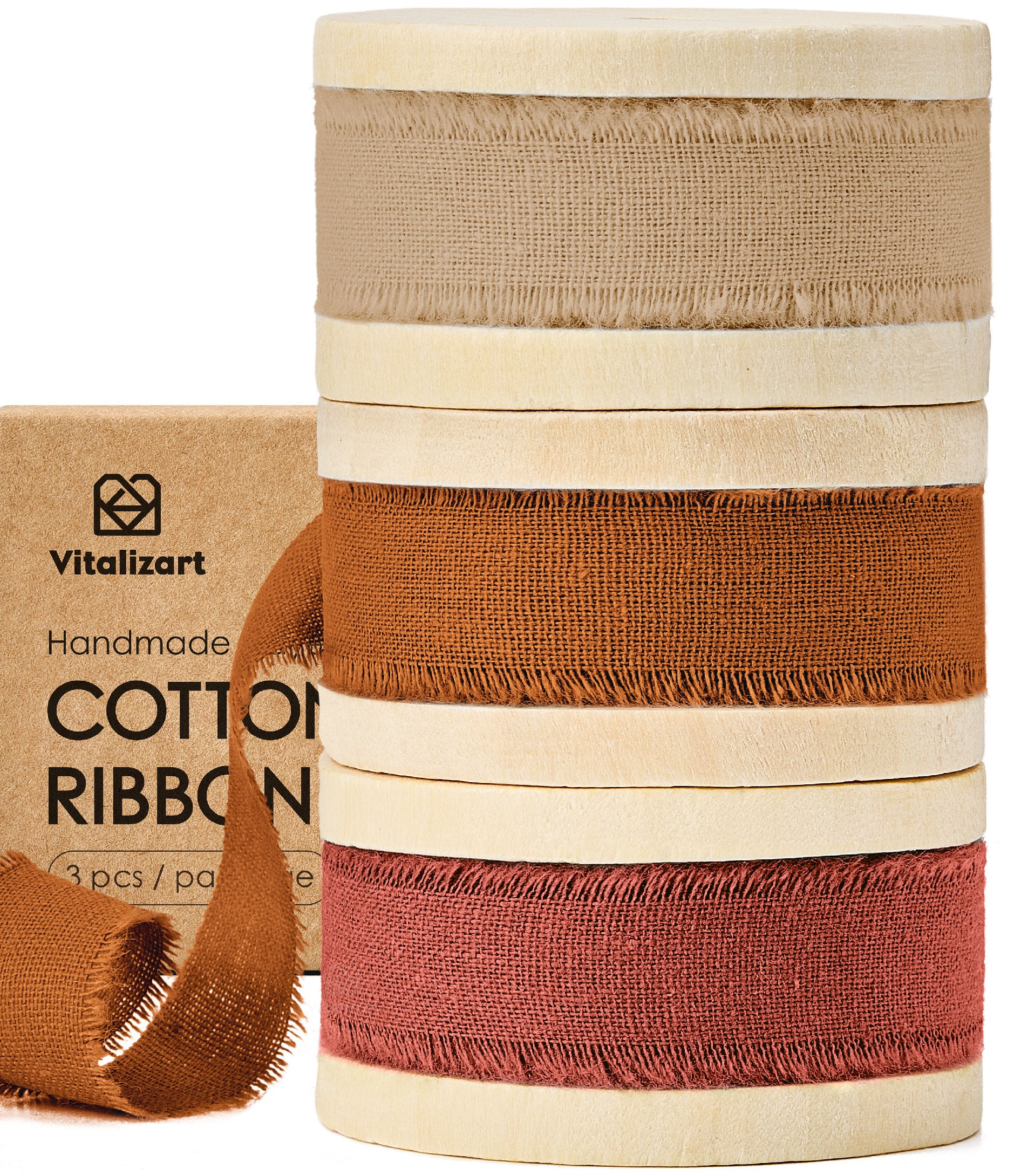 Cotton Ribbon Handmade Fringe 5/8