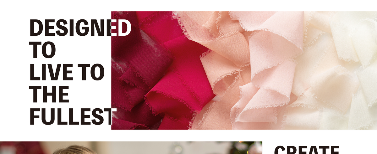 Burgundy, red, and ivory fringed ribbon used on gift boxes, an invitation, and a bridal bouquet.