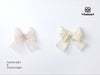 Silk Ribbon Frayed Sheer Ribbon 1 1/2" x 15 Yd（Cream & Nude & Champagne） - Vitalizart
