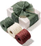 Vitalizart Crinkle Paper Ribbon 1.5" x 75 Yards, Reusable Recyclable Easy Tear(Red Green & White)