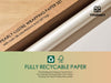 Wrapping Paper Set 17"x197" Pearly - Lustre With Silk Like Satin Ribbon & Gift Tags (White Paper & Sage Ribbons) - Vitalizart