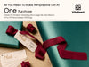 Wrapping Paper Set 17"x197" Pearly - Lustre With Silk Like Satin Ribbon & Gift Tags (Green Paper & Burgundy Ribbons) - Vitalizart