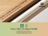 Wrapping Paper Set 17"x197" Pearly - Lustre With Silk Like Satin Ribbon & Gift Tags (White Paper & Light Nude Ribbons) - Vitalizart
