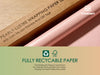 Wrapping Paper Set 17"x197" Pearly - Lustre With Silk Like Satin Ribbon & Gift Tags (Pink Paper & Pink Ribbons) - Vitalizart